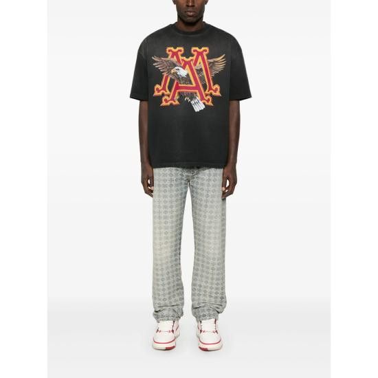 Amiri AMIRI Men T-Shirts AMJYTE1127 001 BLACK Size US M / EU 48-50 / 2 - 4 Thumbnail