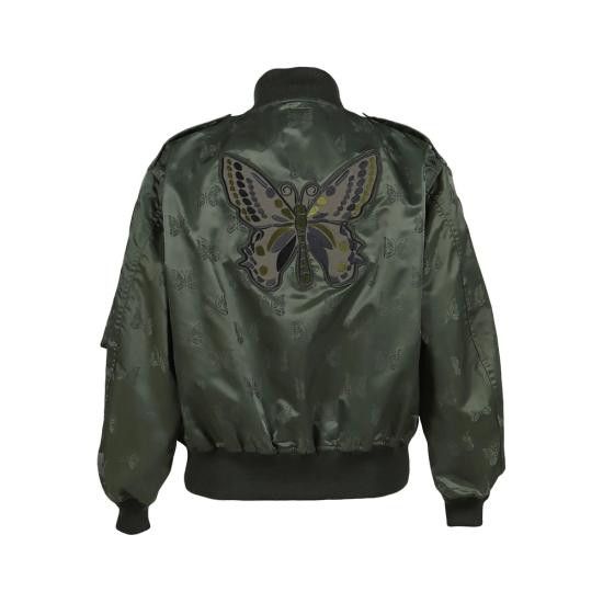 Needles NEEDLES Men Bomber Jackets QV131 OLIVE GREEN Size US XL / EU 56 / 4 - 2 Thumbnail