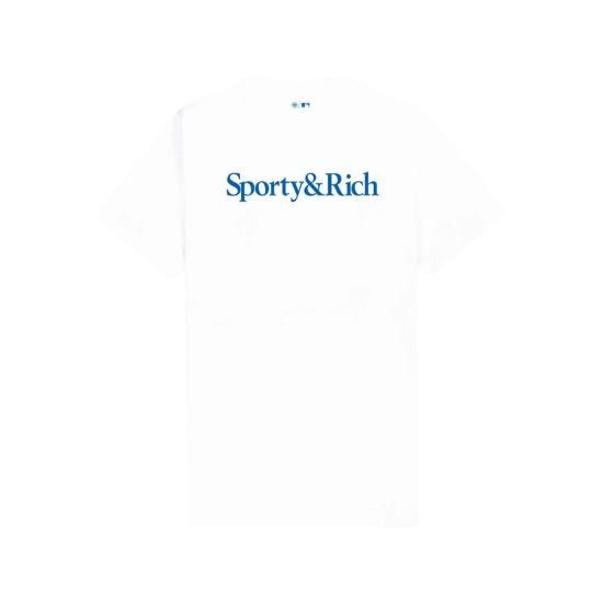 Sporty & Rich SPORTY & RICH Men T-Shirts TO043627666WH WHITE Size US XL / EU 56 / 4 - 2 Thumbnail