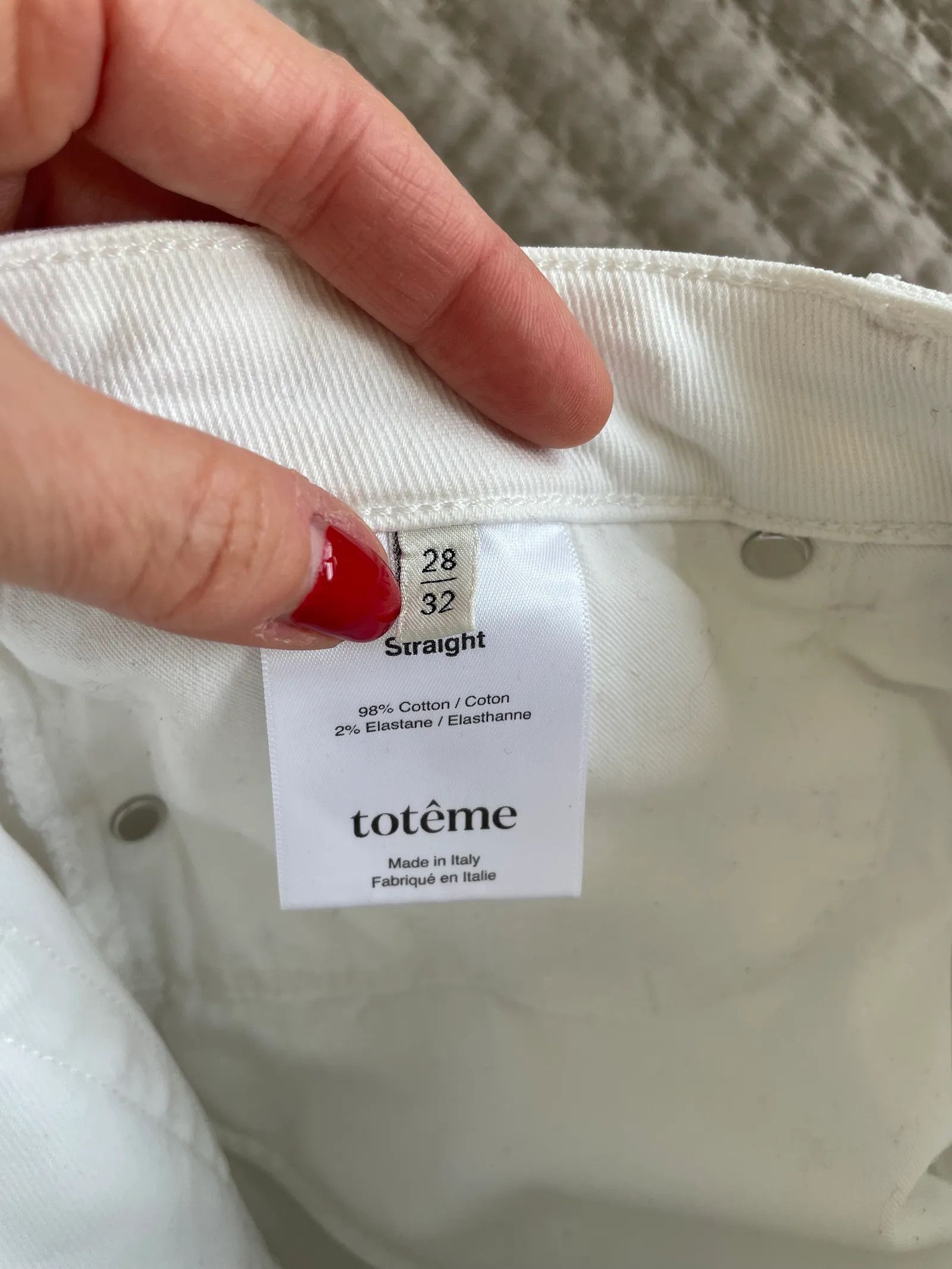 Toteme Toteme Straight Jeans Size 28" / US 6 / IT 42 - 3 Thumbnail