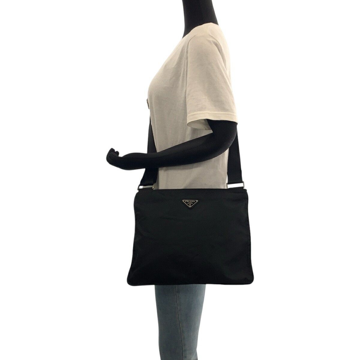 Prada Prada Prada Tessuto Triangle Logo Plate Nylon Shoulder Bag VA0053 Others Crossbody Bag VA0053 DUTY FREE for USA Size ONE SIZE - 7 Thumbnail
