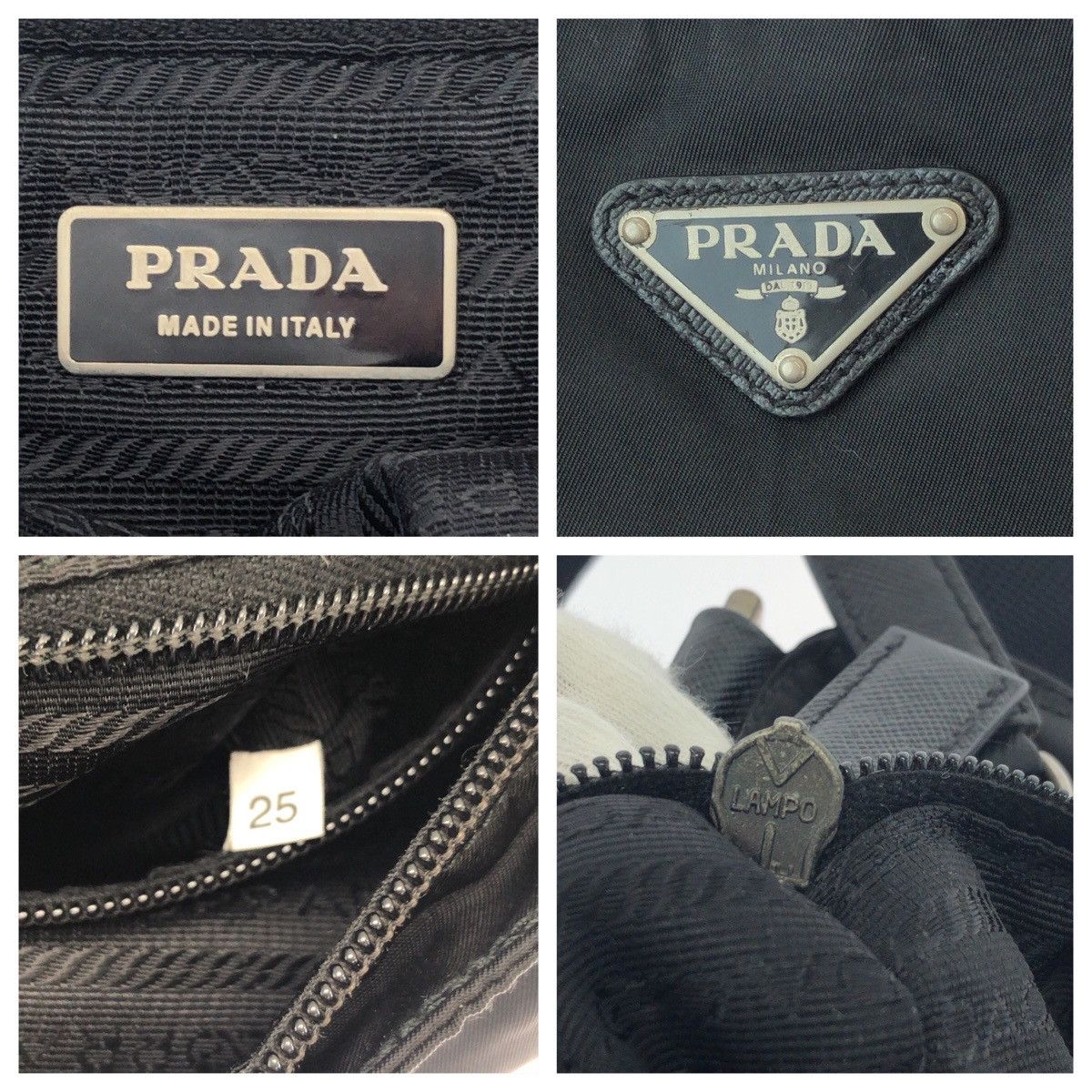 Prada Prada Prada Tessuto Triangle Logo Plate Nylon Shoulder Bag Others Shoulder Bag 501045 DUTY FREE for USA Size ONE SIZE - 4 Thumbnail