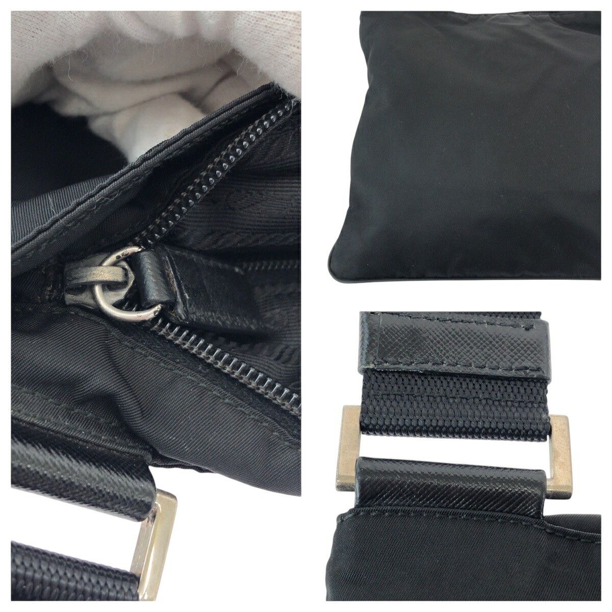 Prada Prada Prada Tessuto Triangle Logo Plate Nylon Shoulder Bag Others Shoulder Bag 501045 DUTY FREE for USA Size ONE SIZE - 6 Thumbnail