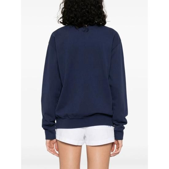 Sporty & Rich SPORTY & RICH Women Tops ST071627667BL DKNA BLUE Size XXL / US 16-18 / IT 52-54 - 3 Thumbnail
