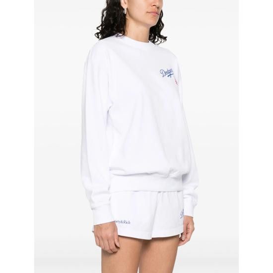Sporty & Rich SPORTY & RICH Women Tops ST071627666WH WHITE Size XXL / US 16-18 / IT 52-54 - 3 Thumbnail