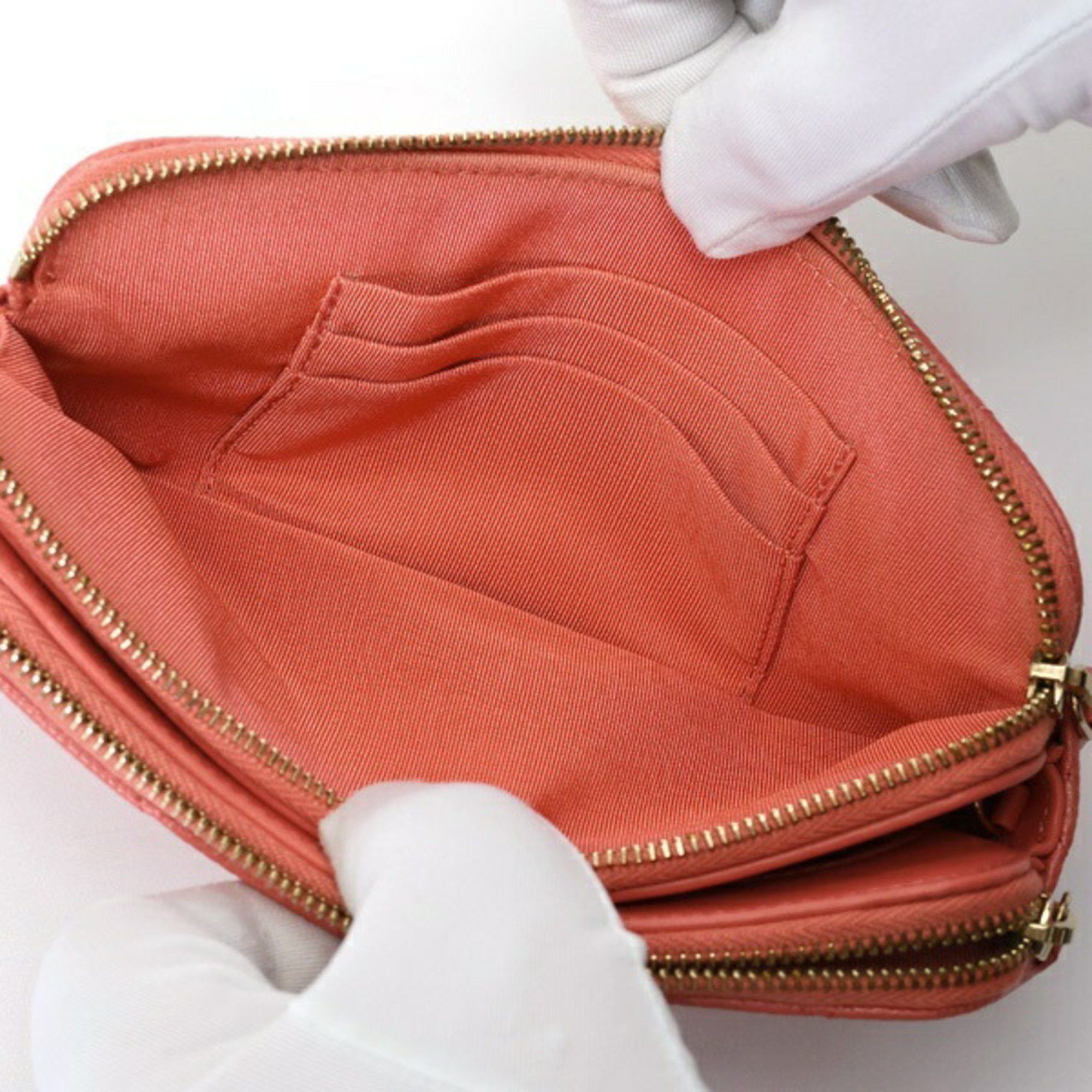 Chanel CHANEL Matelasse Chain Wallet Shoulder Bag A82527 Caviar Skin Pink 70158 Size ONE SIZE - 7 Thumbnail
