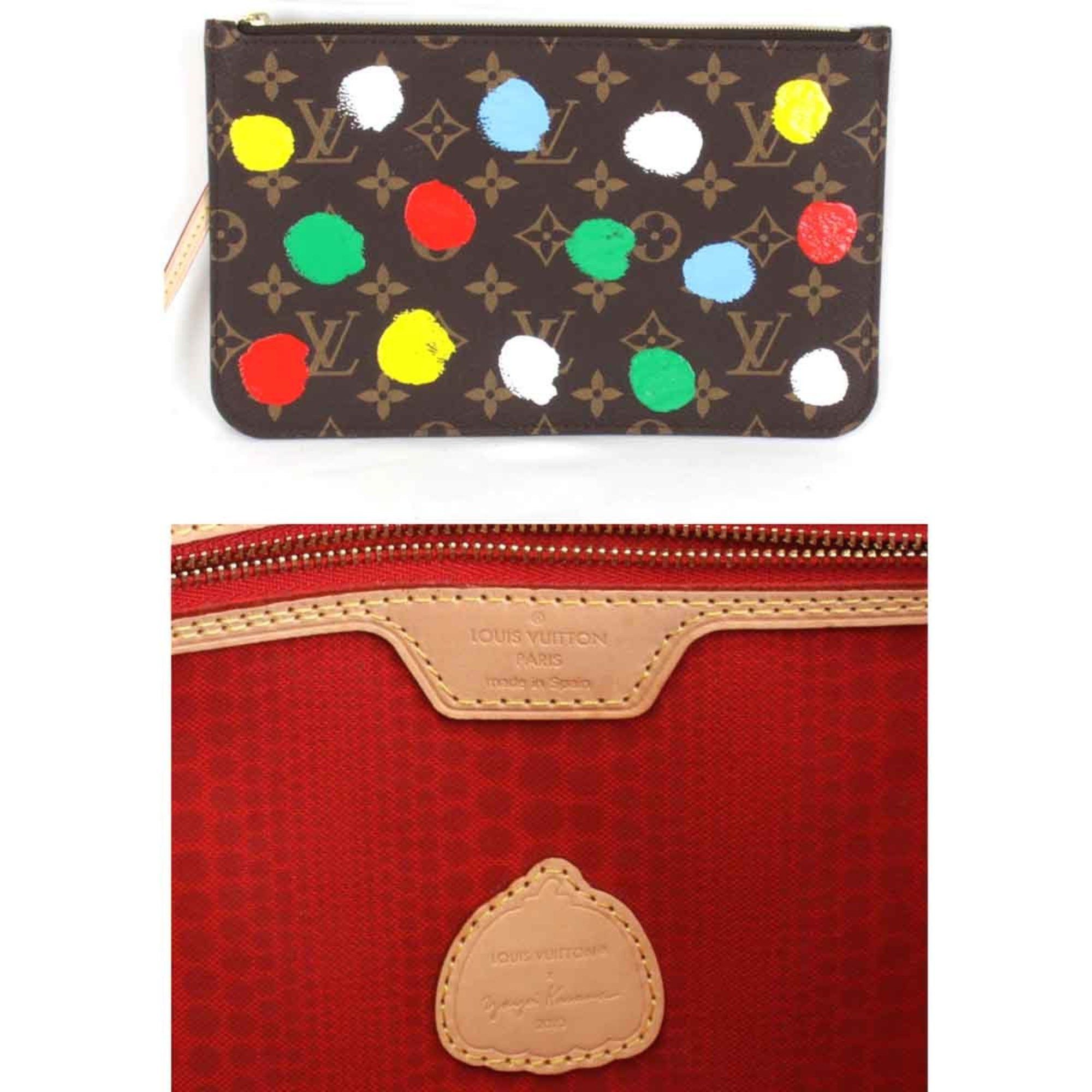 Louis Vuitton Louis Vuitton LV x YK Neverfull MM M46381 Shoulder Bag Monogram Canvas Brown Women's Size ONE SIZE - 9 Thumbnail