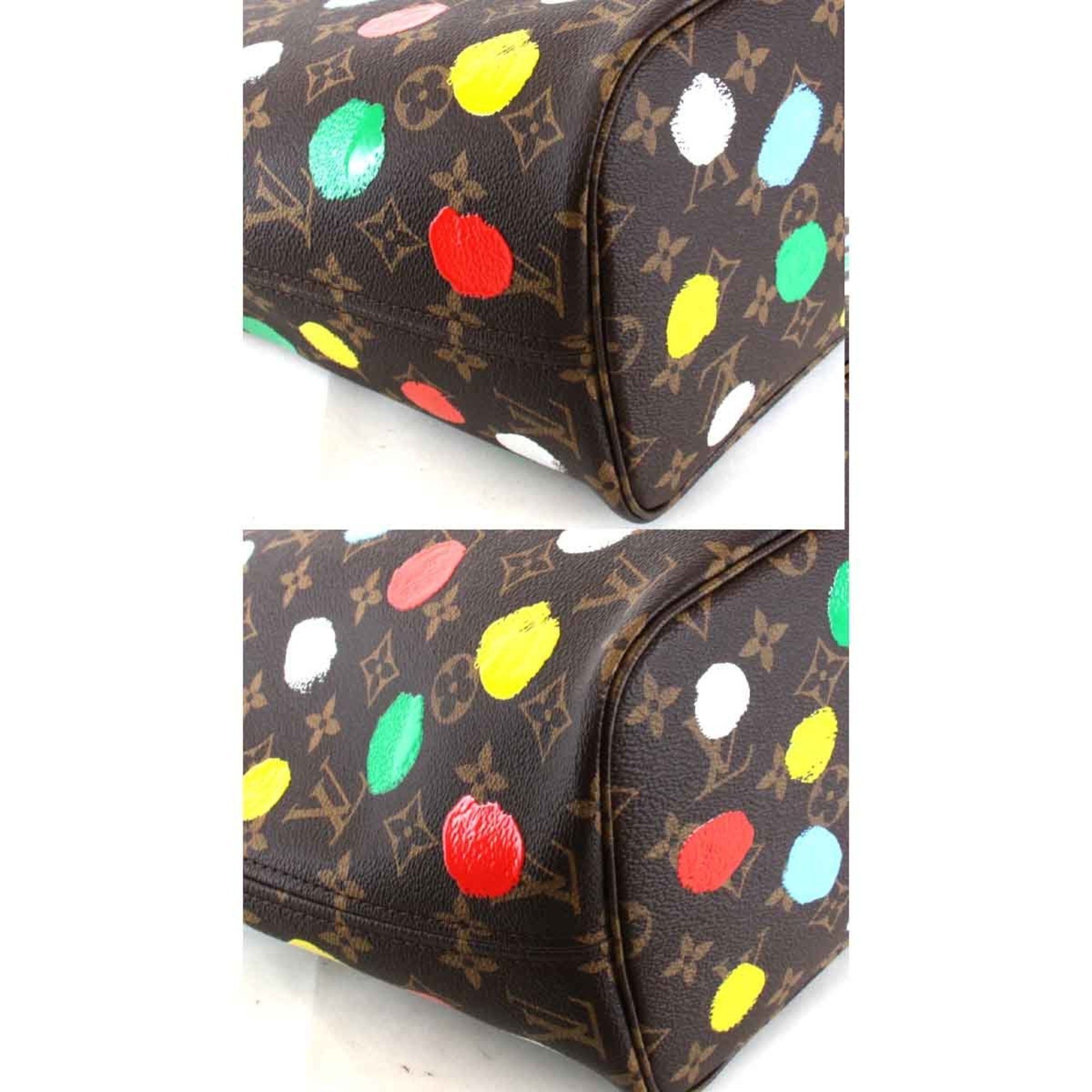Louis Vuitton Louis Vuitton LV x YK Neverfull MM M46381 Shoulder Bag Monogram Canvas Brown Women's Size ONE SIZE - 3 Thumbnail