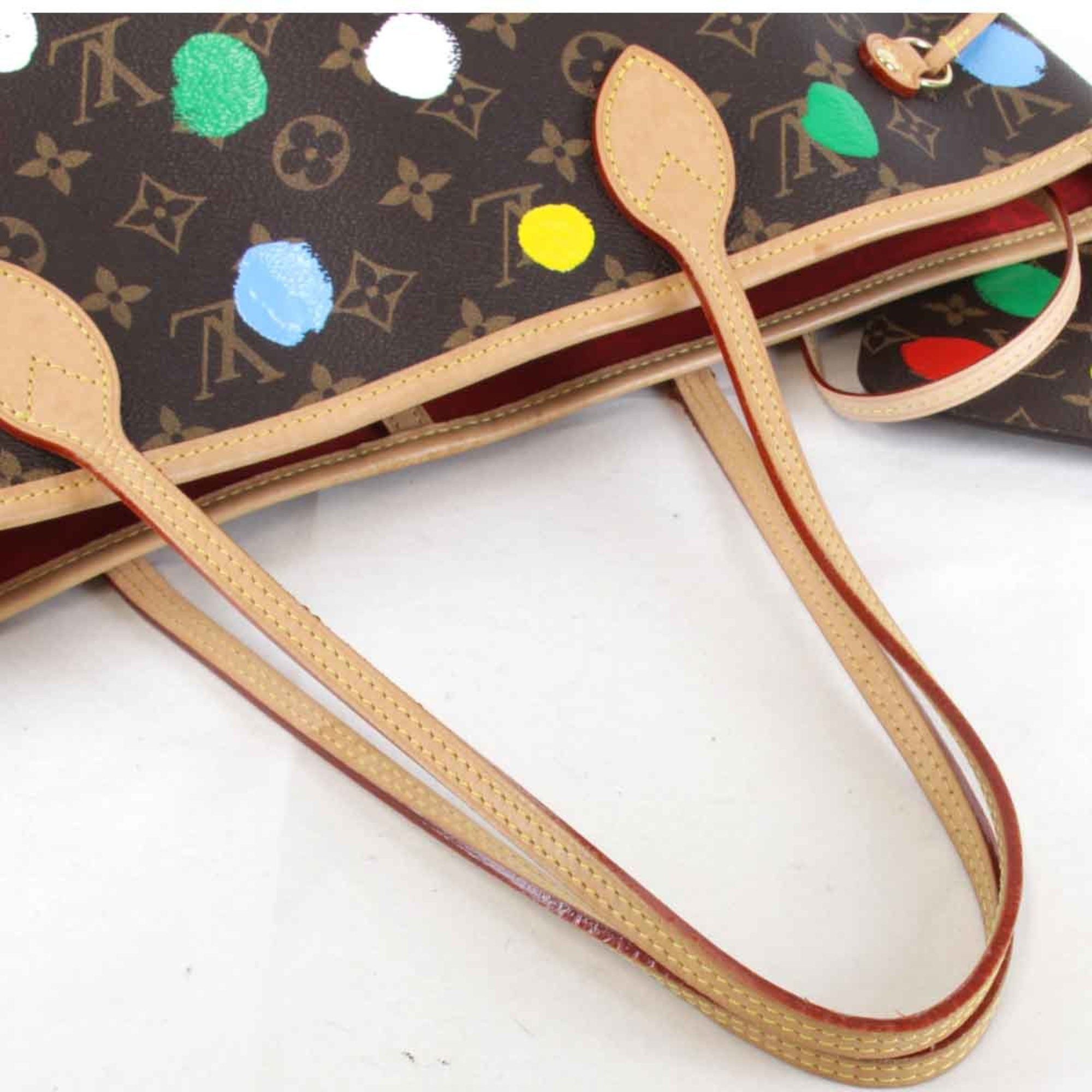 Louis Vuitton Louis Vuitton LV x YK Neverfull MM M46381 Shoulder Bag Monogram Canvas Brown Women's Size ONE SIZE - 8 Thumbnail