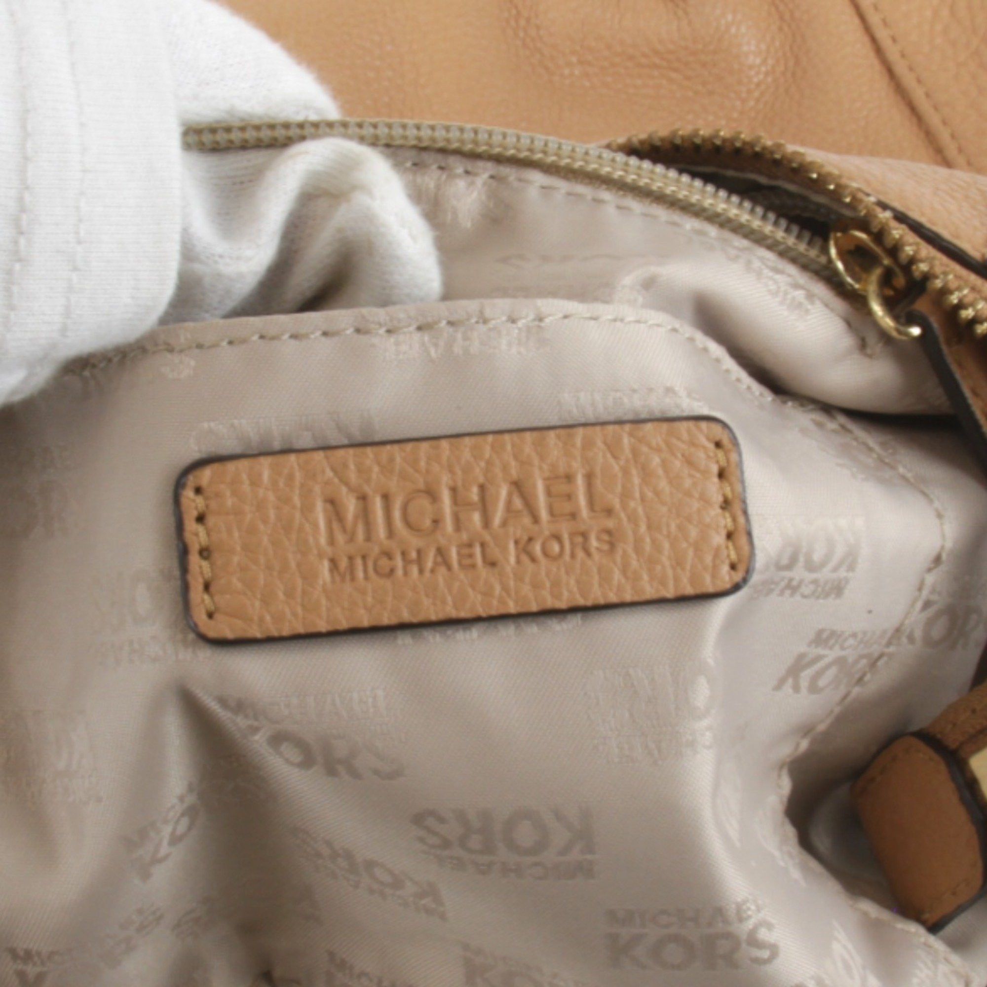 Michael Kors Michael Kors Shoulder Bag Leather Women's Beige 2Way Size ONE SIZE - 8 Thumbnail