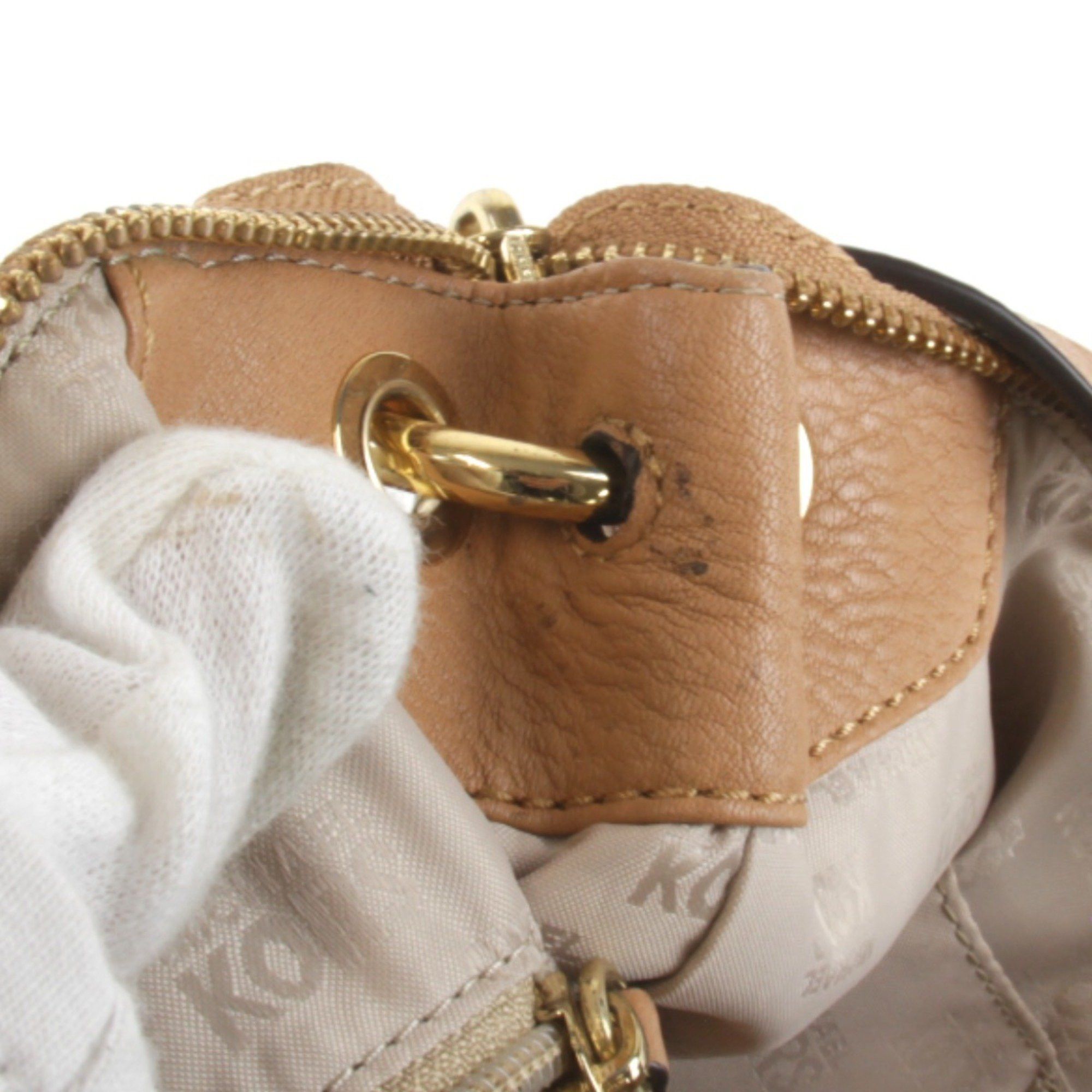 Michael Kors Michael Kors Shoulder Bag Leather Women's Beige 2Way Size ONE SIZE - 9 Thumbnail