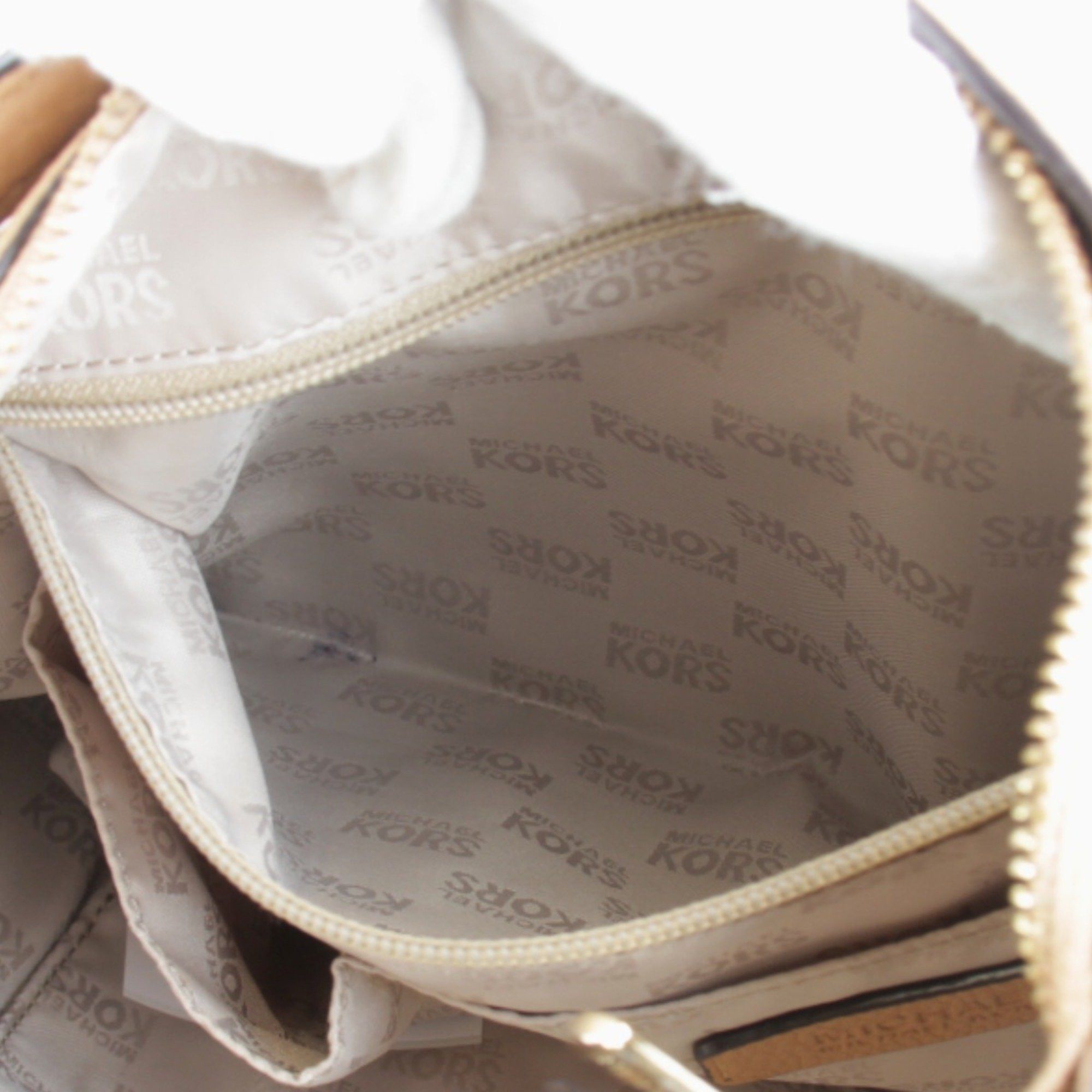 Michael Kors Michael Kors Shoulder Bag Leather Women's Beige 2Way Size ONE SIZE - 12 Thumbnail