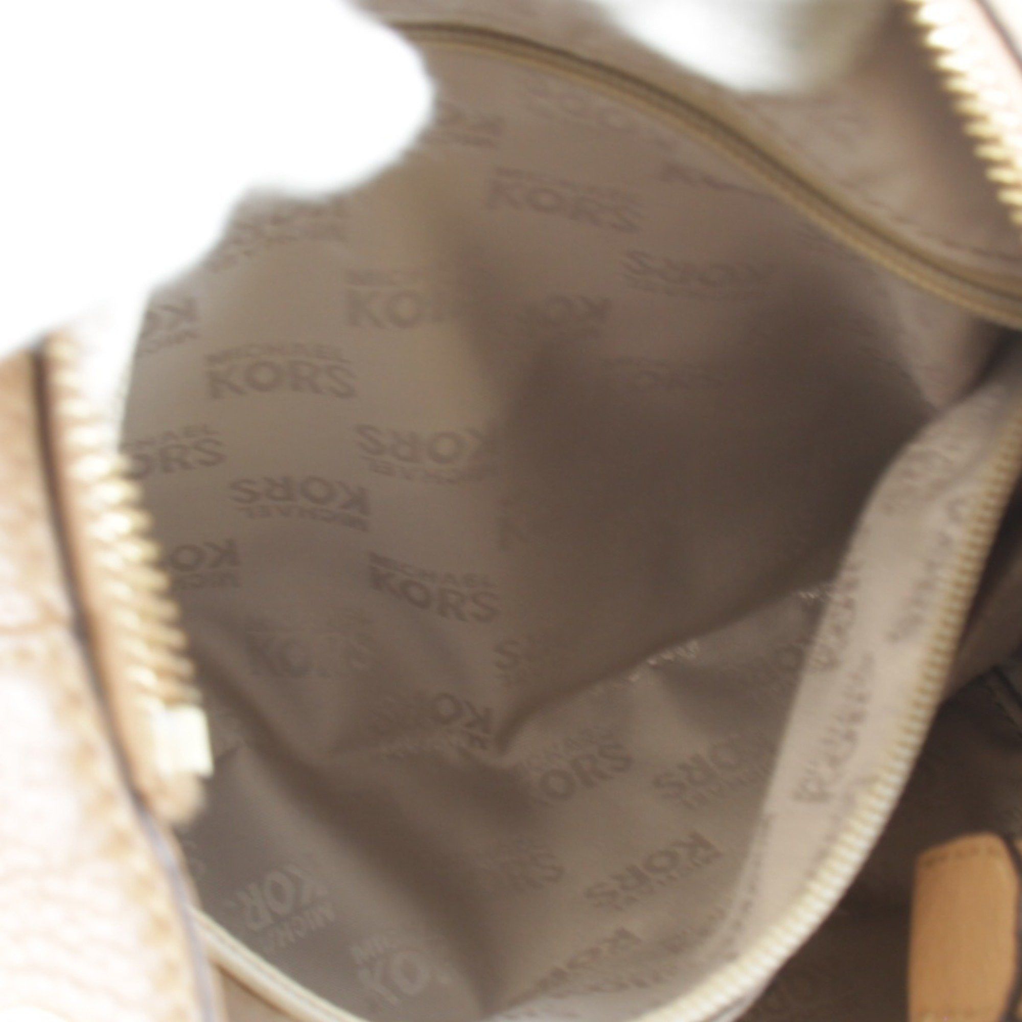 Michael Kors Michael Kors Shoulder Bag Leather Women's Beige 2Way Size ONE SIZE - 7 Thumbnail