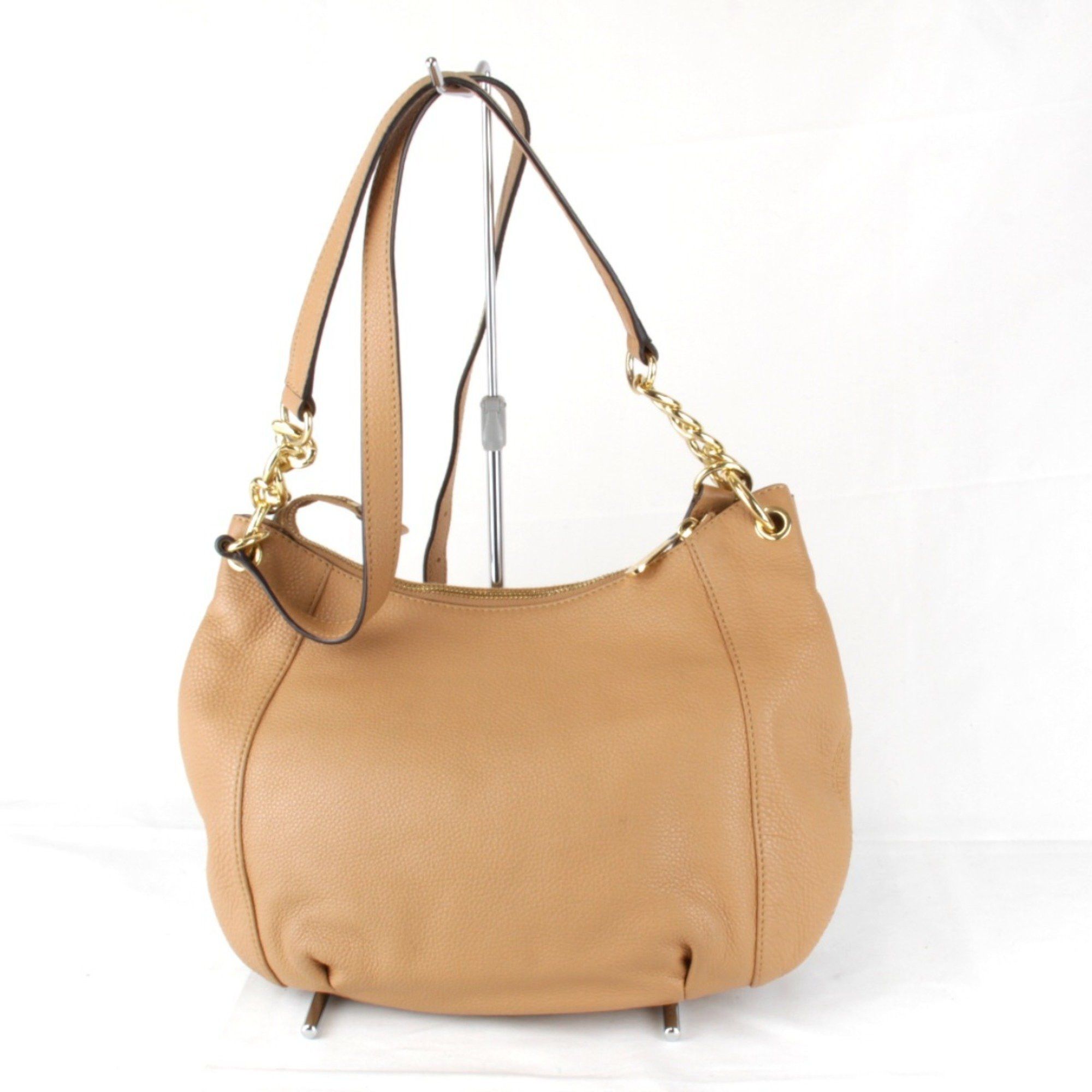 Michael Kors Michael Kors Shoulder Bag Leather Women's Beige 2Way Size ONE SIZE - 3 Thumbnail