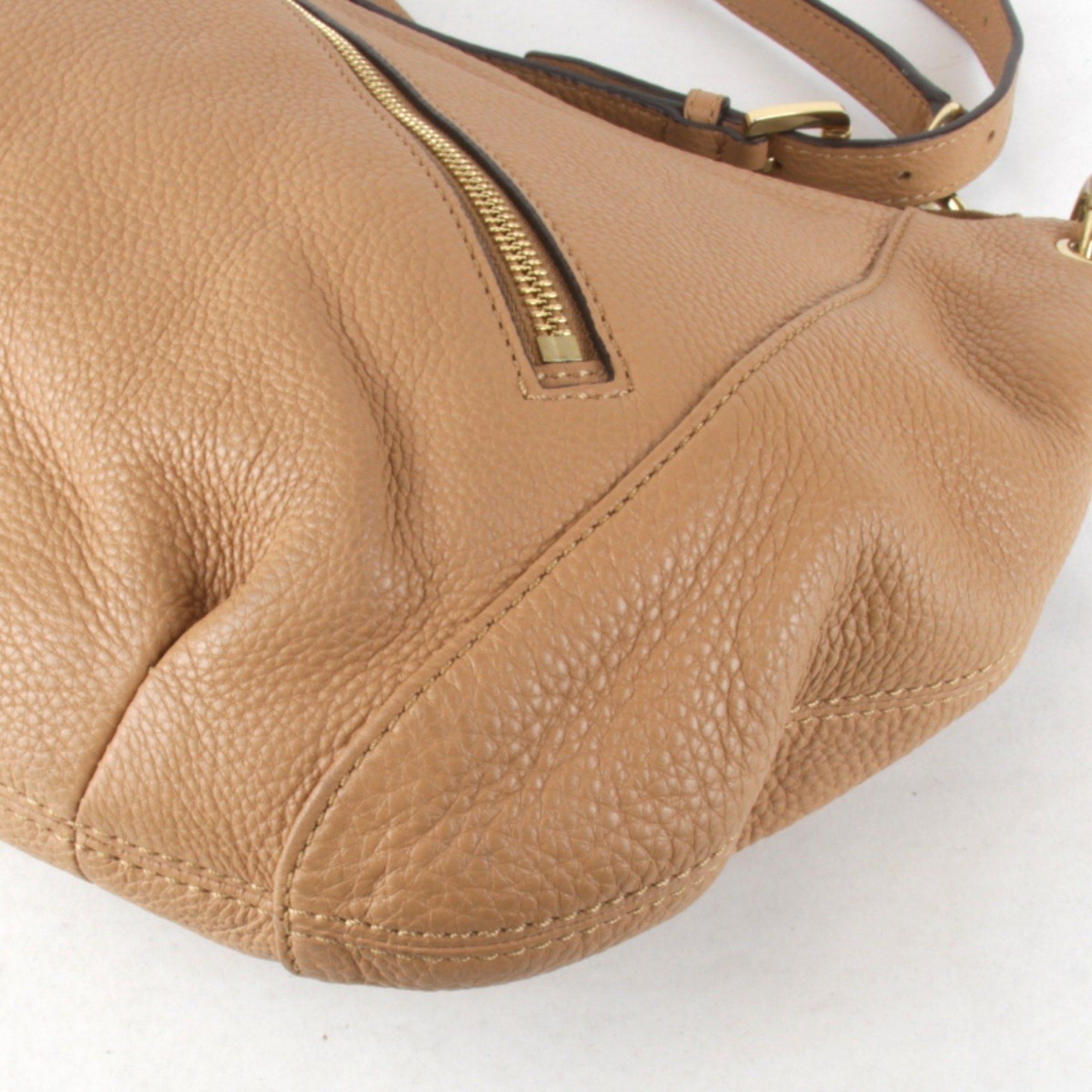Michael Kors Michael Kors Shoulder Bag Leather Women's Beige 2Way Size ONE SIZE - 5 Thumbnail