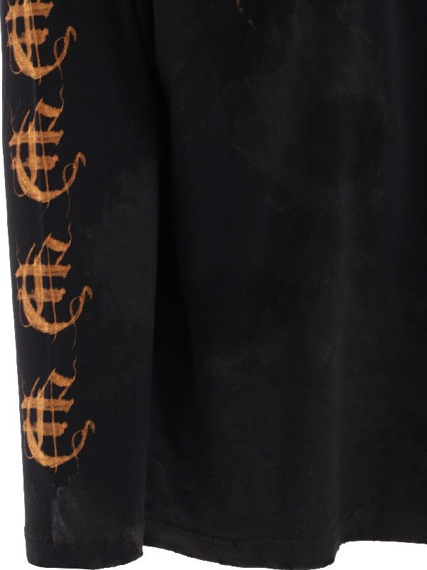 Balenciaga oversized t-shirt heavy metal vintage jersey washed black Size US L / EU 52-54 / 3 - 3 Thumbnail