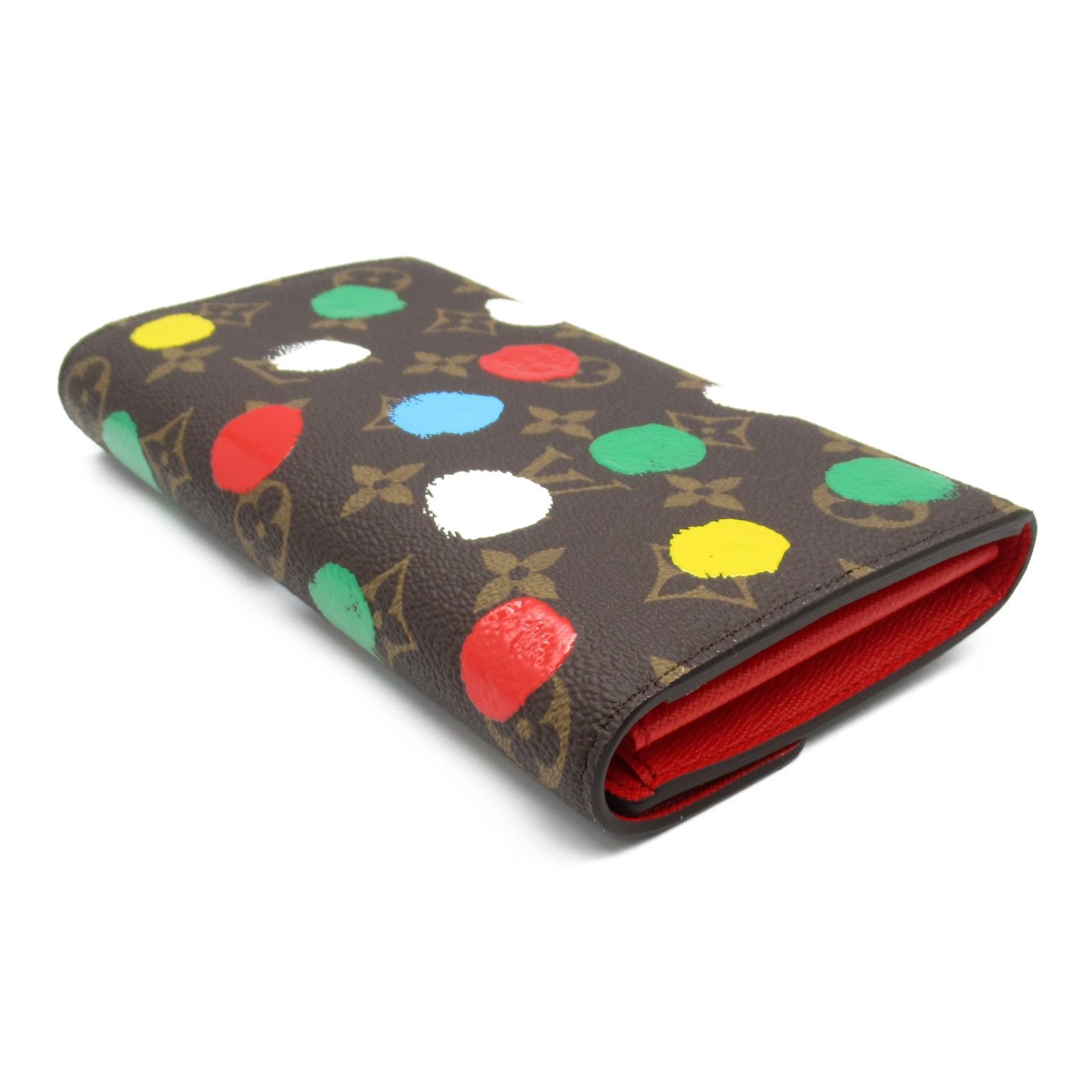 Louis Vuitton Louis Vuitton Louis Vuitton LV×YK Portefeuille Sarah NM Monogram Long Wallet Limited Canvas Long Wallet M81980 Size ONE SIZE - 4 Thumbnail