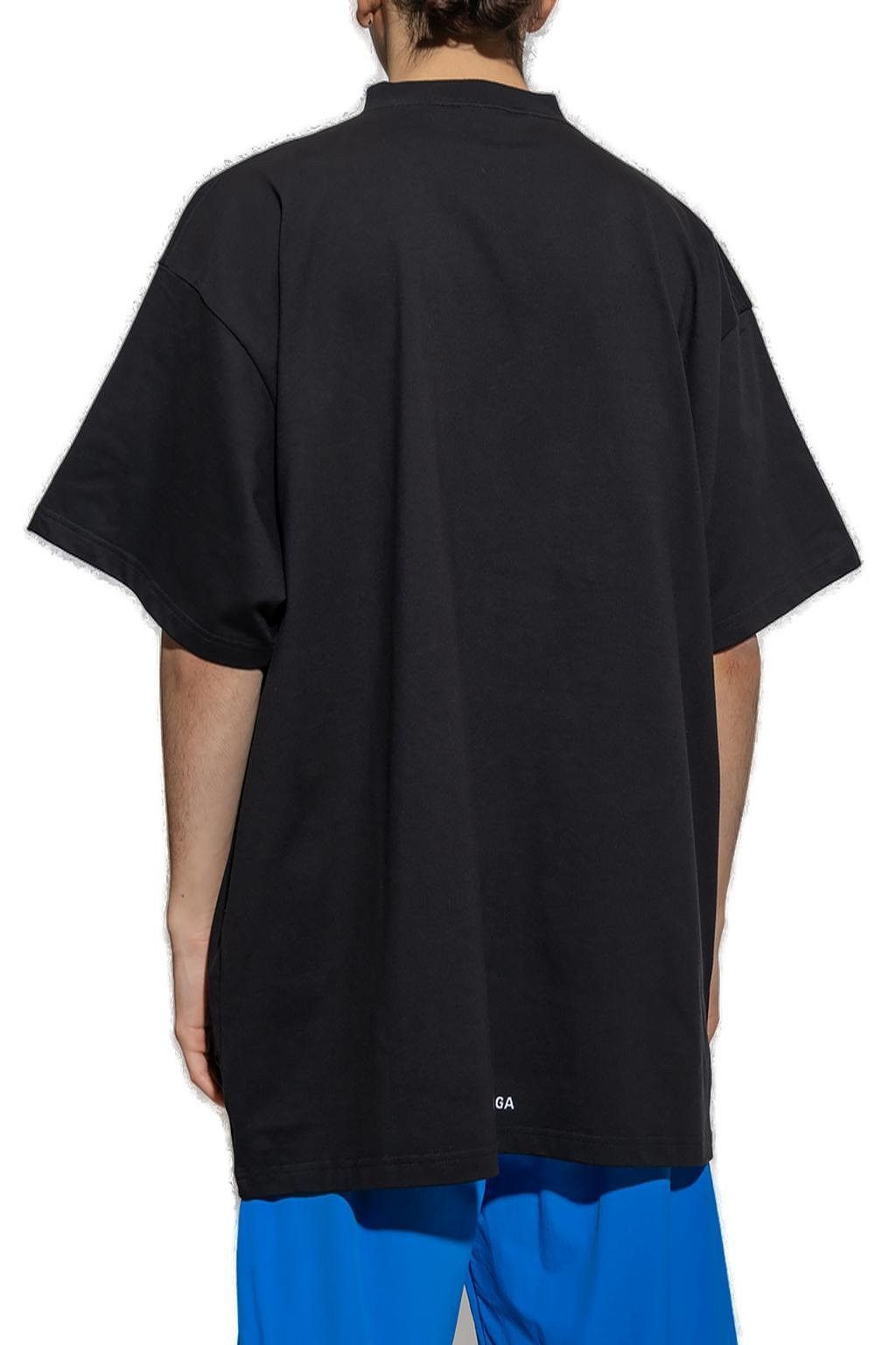 Balenciaga oversized t-shirt back hem vintage jersey Size US XXL / EU 58 / 5 - 3 Thumbnail