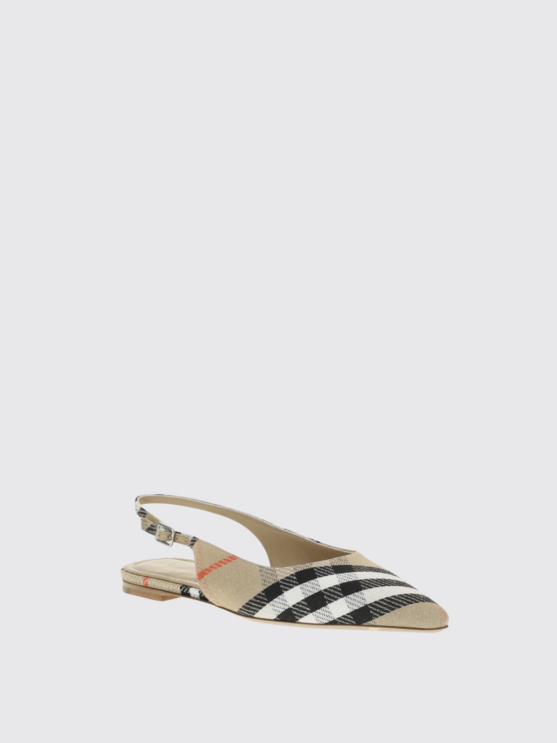 Burberry Burberry Ballet Flats Woman Sand Size US 6.5 / IT 36.5 - 2 Thumbnail