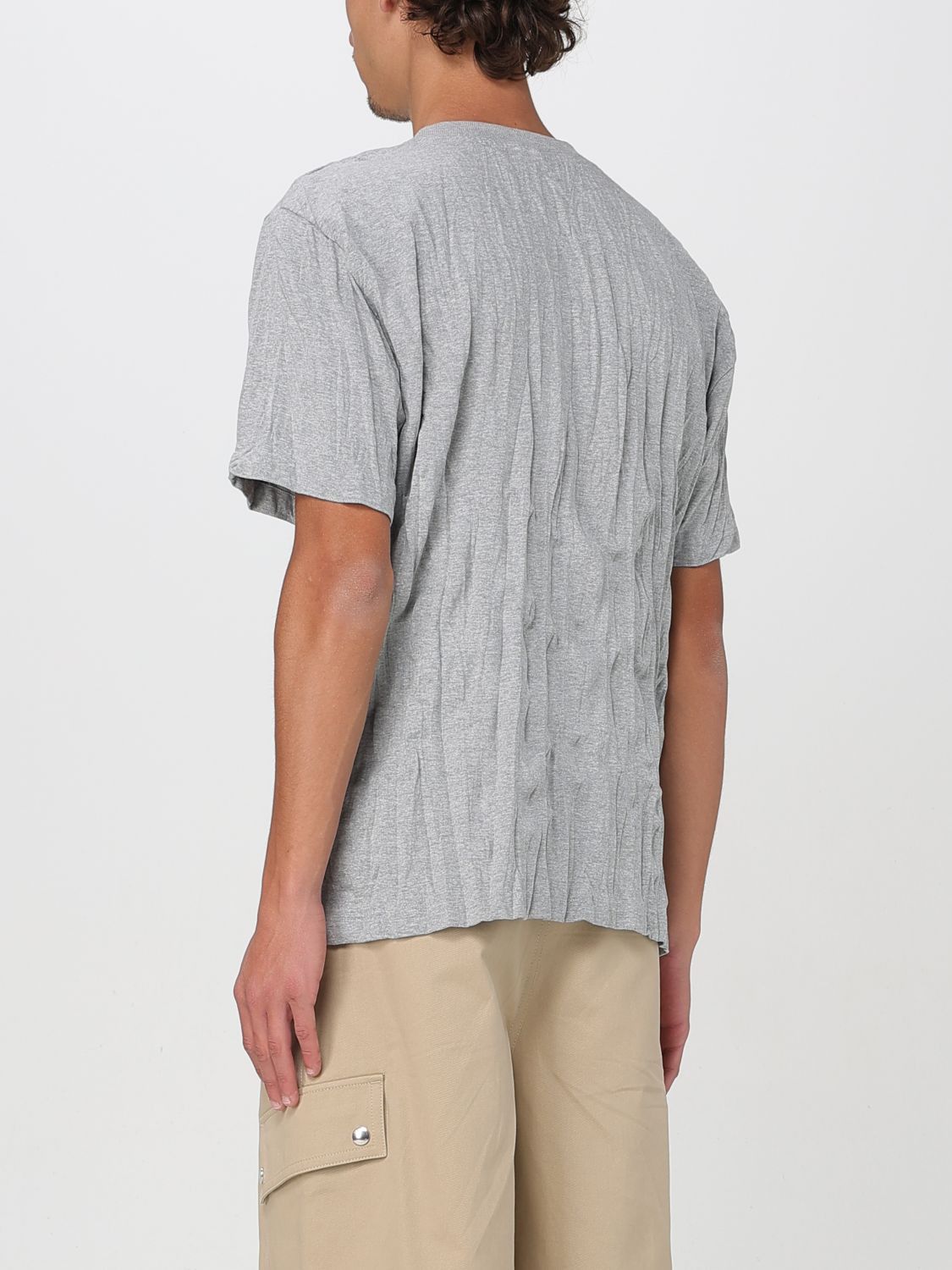 Bottega Veneta Bottega Veneta T-Shirt Men Grey Size US M / EU 48-50 / 2 - 2 Thumbnail