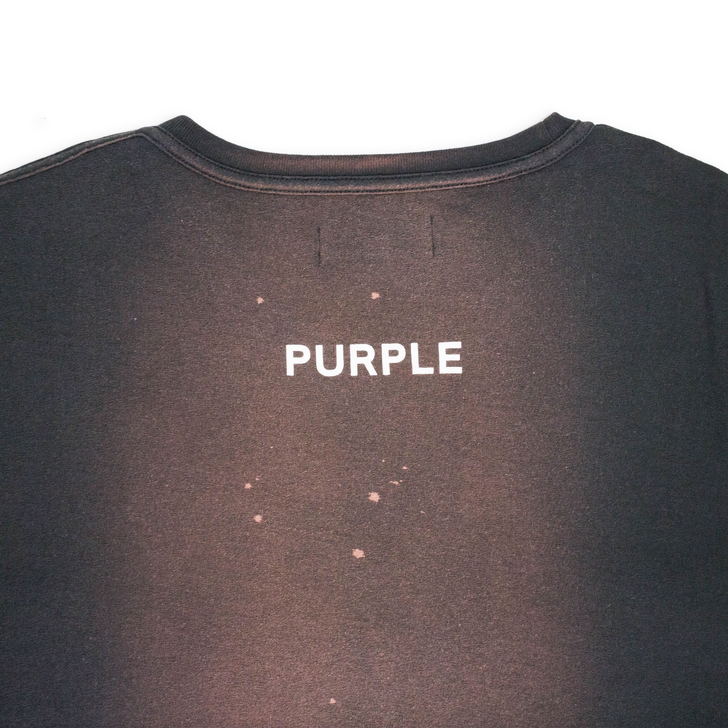 Purple Brand TEXTURED JERSEY INSIDE OUT TEE Black T-SHIRTS Size S Size US S / EU 44-46 / 1 - 4 Thumbnail
