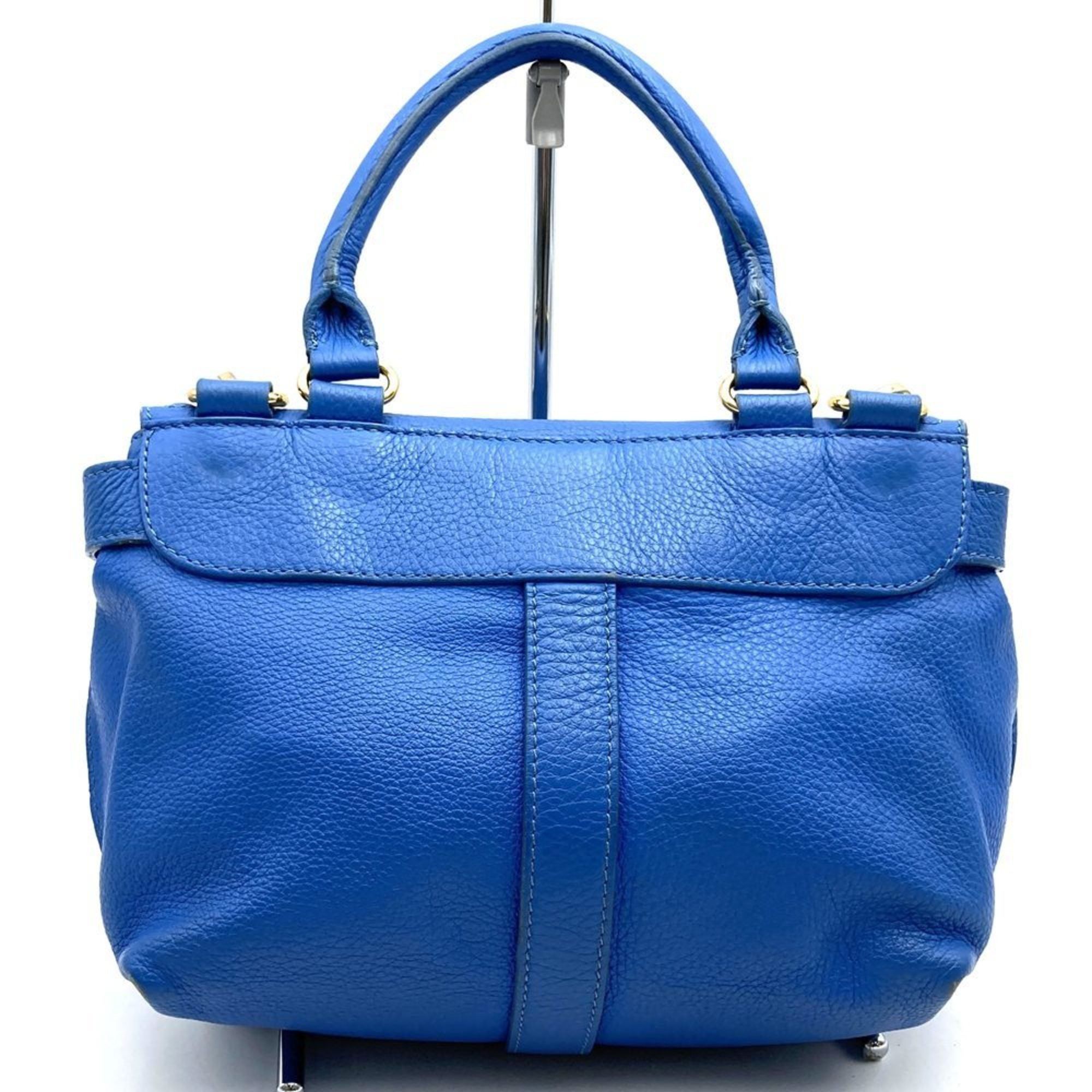 Chloe See by Chloé SEE BY CHLOE 01 15 88 65 Lizzie shoulder bag, handbag, leather, blue, light women's Size ONE SIZE - 6 Thumbnail