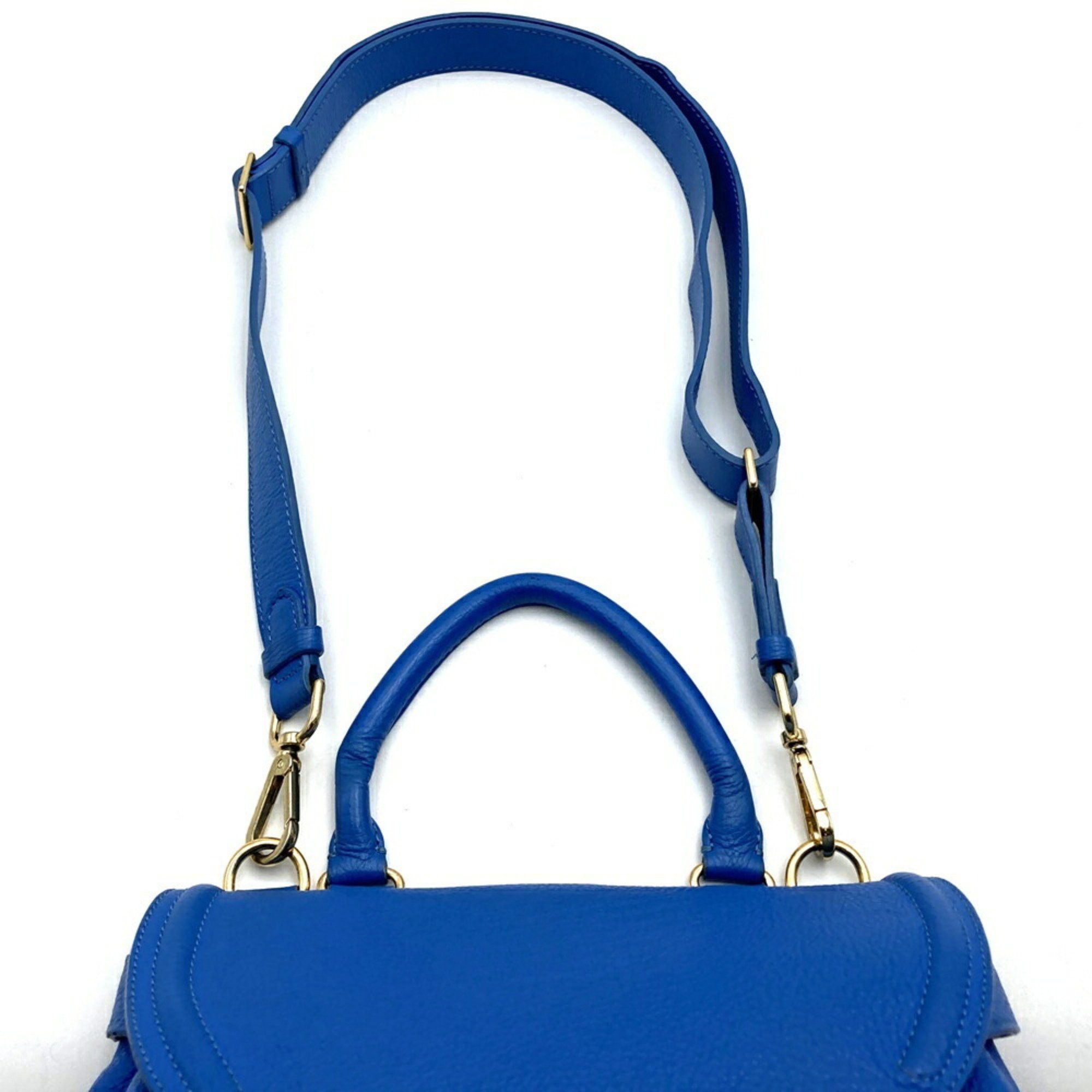 Chloe See by Chloé SEE BY CHLOE 01 15 88 65 Lizzie shoulder bag, handbag, leather, blue, light women's Size ONE SIZE - 5 Thumbnail