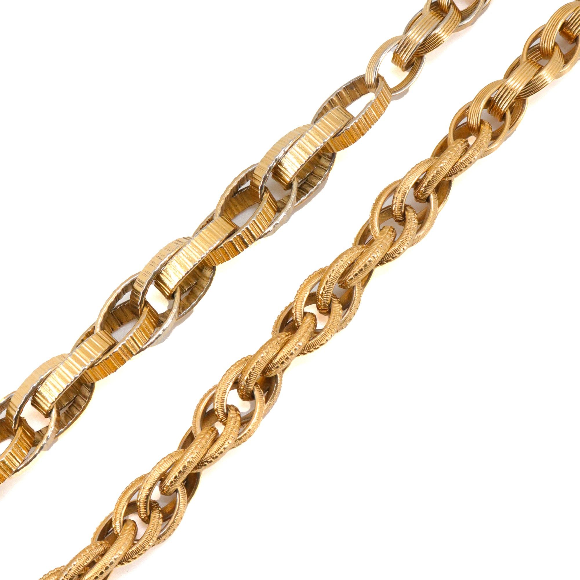 Chanel CHANEL - Chanel CC medallion belt in gold chain Size ONE SIZE - 5 Thumbnail