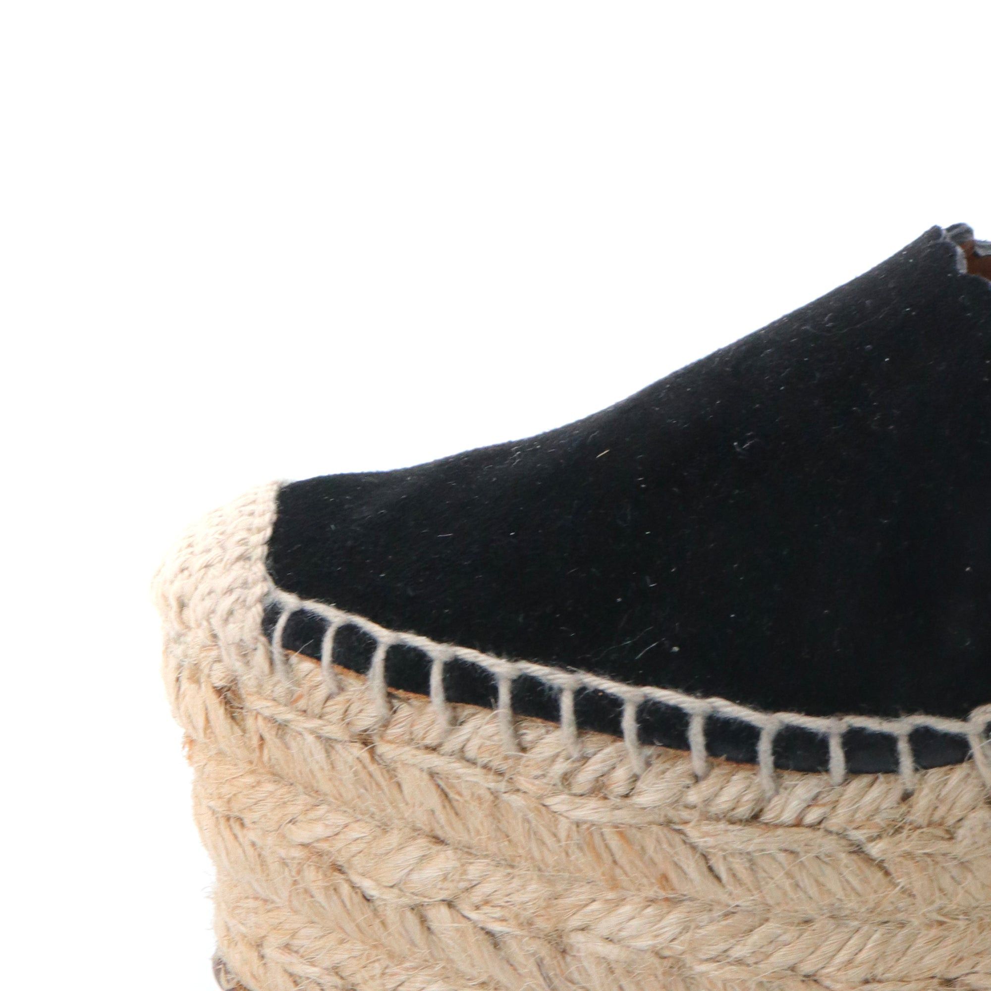 Chloe CHLOÉ - Chloé wedge sandals in black suede (T37) Size US 6 / IT 36 - 5 Thumbnail