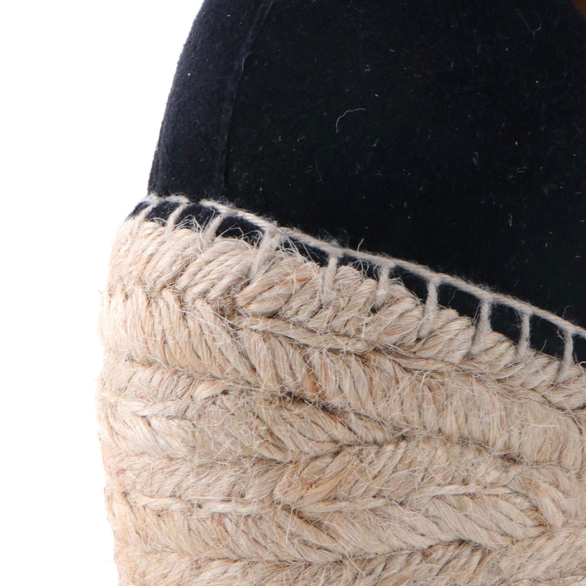 Chloe CHLOÉ - Chloé wedge sandals in black suede (T37) Size US 6 / IT 36 - 4 Thumbnail
