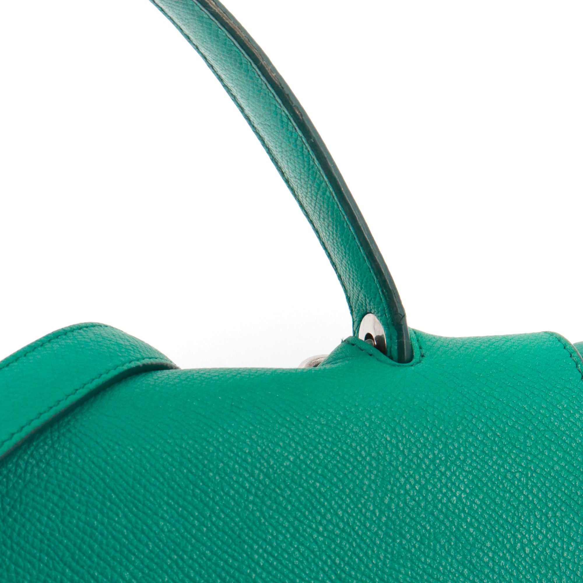 Celine CELINE - Celine Belt Nano shoulder bag in jade green grained leather Size ONE SIZE - 9 Thumbnail