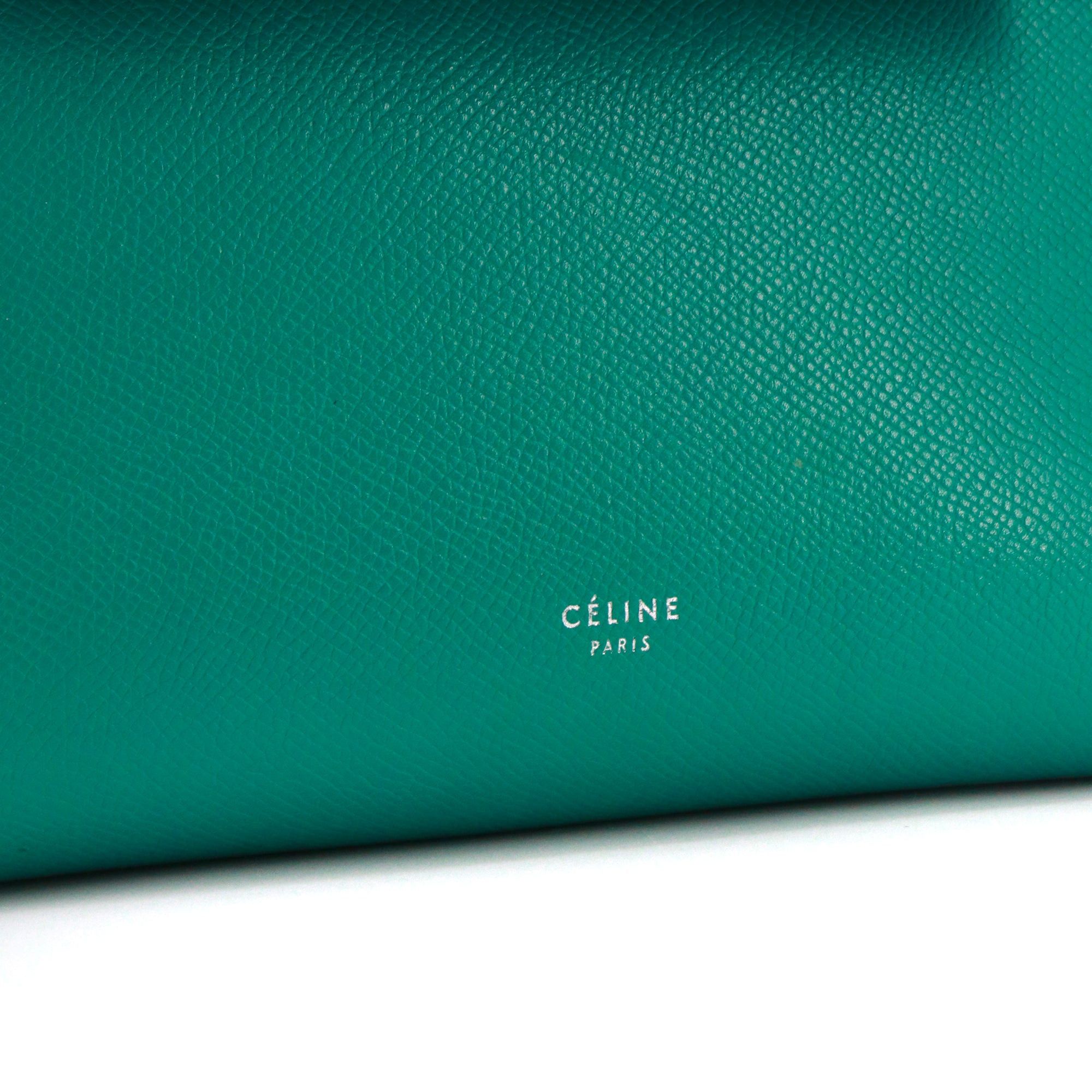 Celine CELINE - Celine Belt Nano shoulder bag in jade green grained leather Size ONE SIZE - 5 Thumbnail