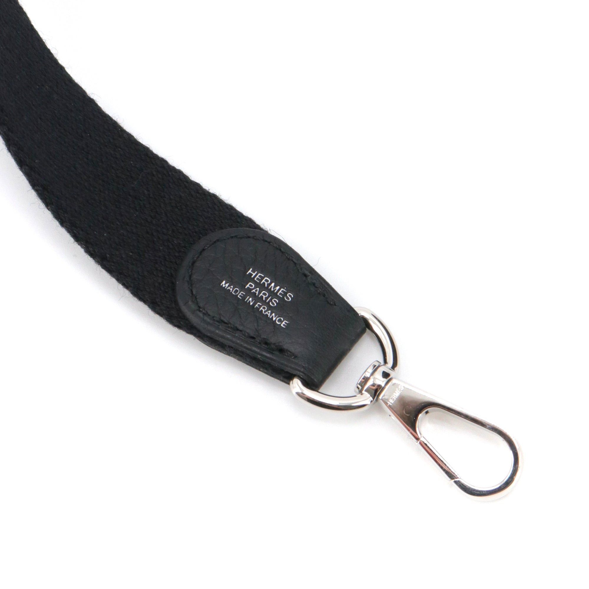 Hermes HERMÈS - Evelyne 16 Hermès shoulder bag in black Taurillon Clémence leather Size ONE SIZE - 8 Thumbnail