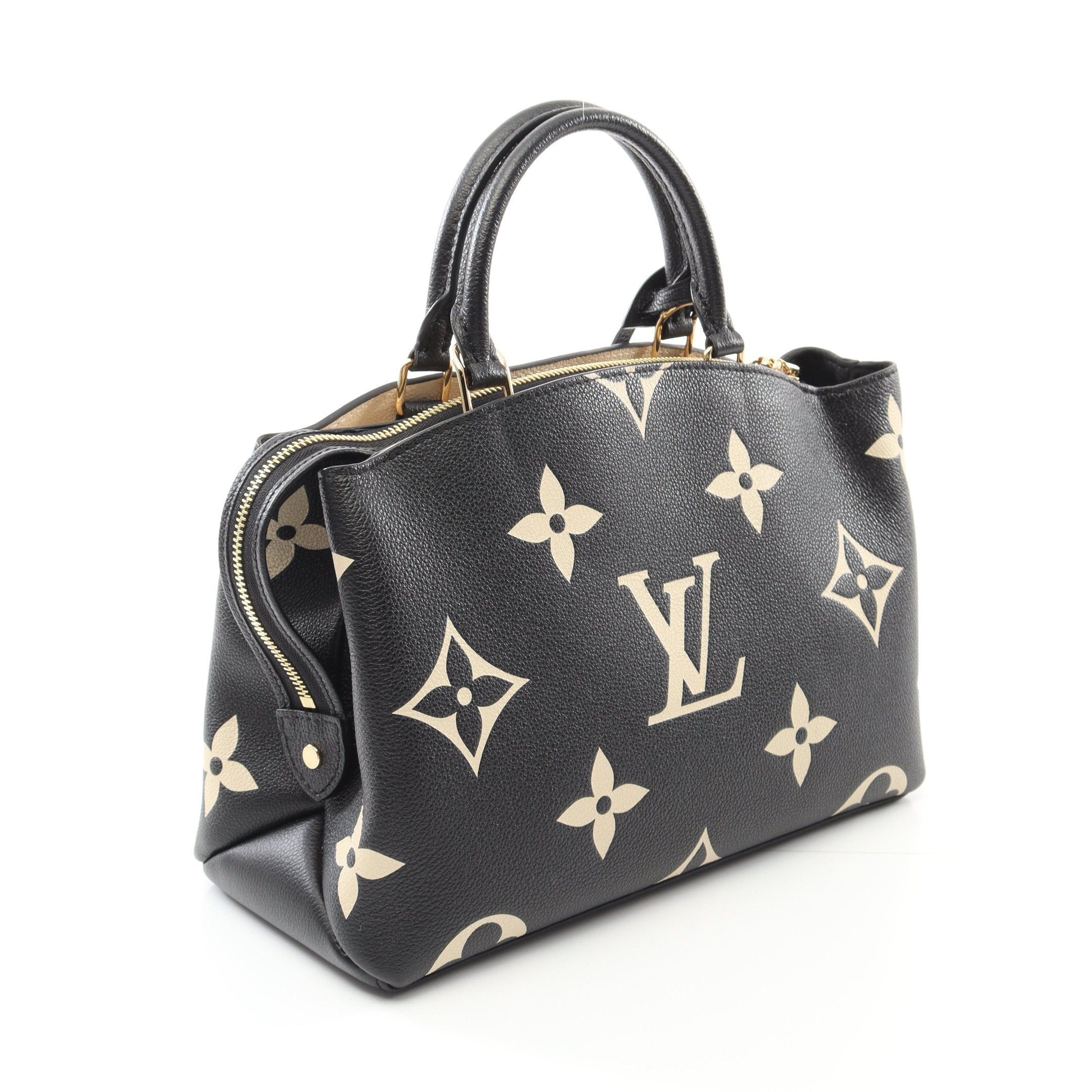 Louis Vuitton Louis Vuitton Petit Pare Pm Bicolor Monogram Empreinte Handbag Leather Black Beige Size ONE SIZE - 2 Thumbnail