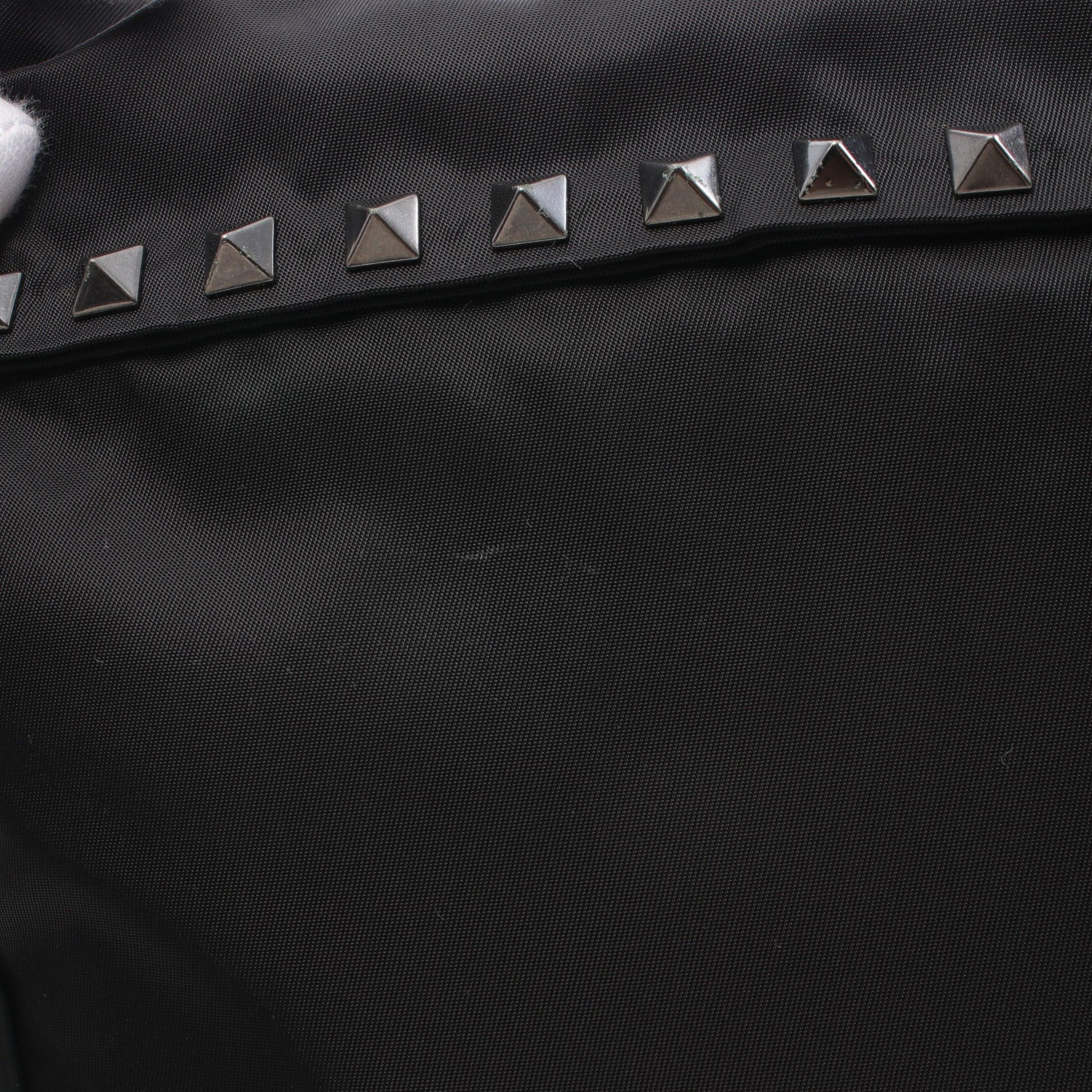 Valentino Valentino Rockstud Shoulder Bag Nylon Black Size ONE SIZE - 5 Thumbnail