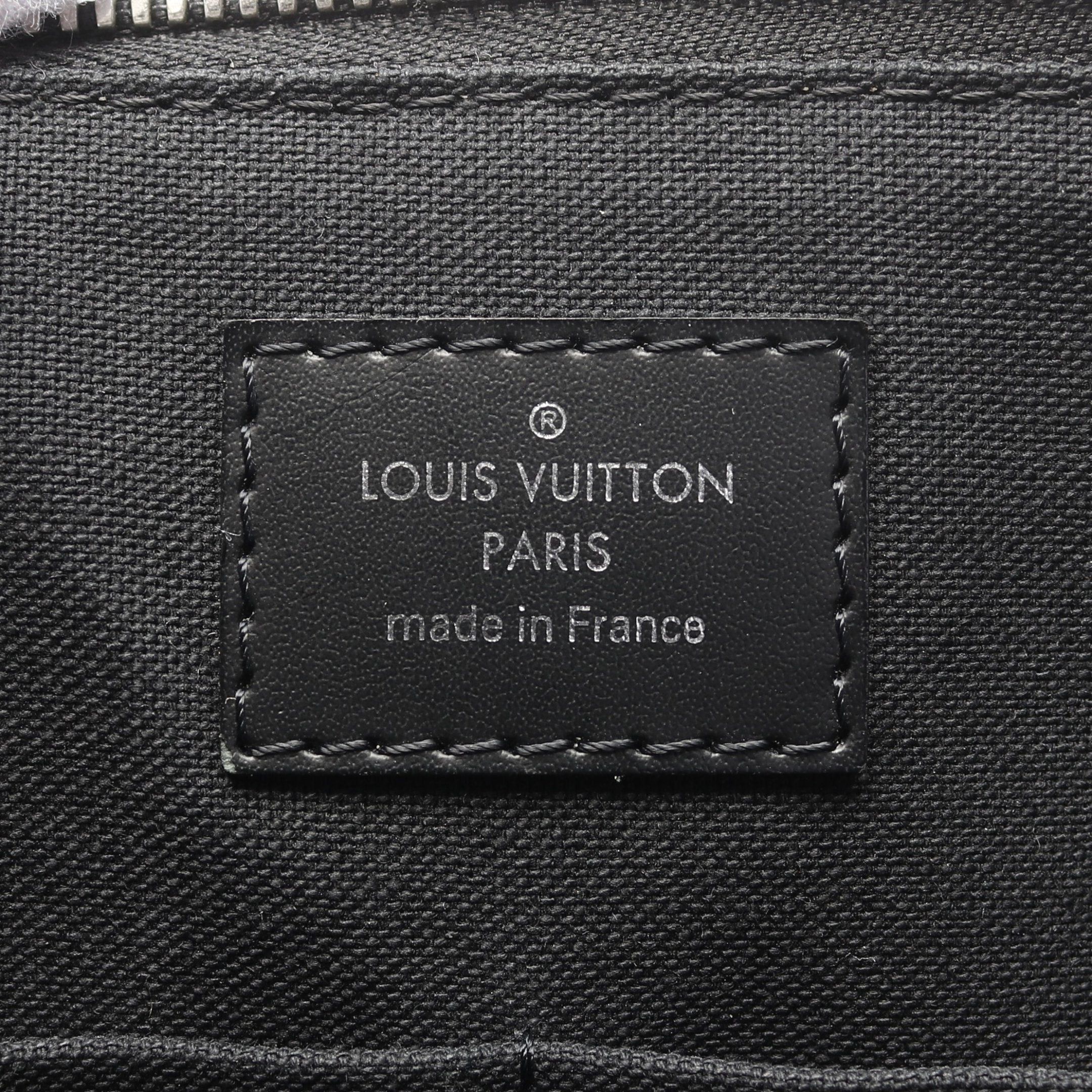 Louis Vuitton Louis Vuitton Pdj Porte De Cumanjour Damier Graphite Briefcase Business Bag Leather Black Size ONE SIZE - 4 Thumbnail