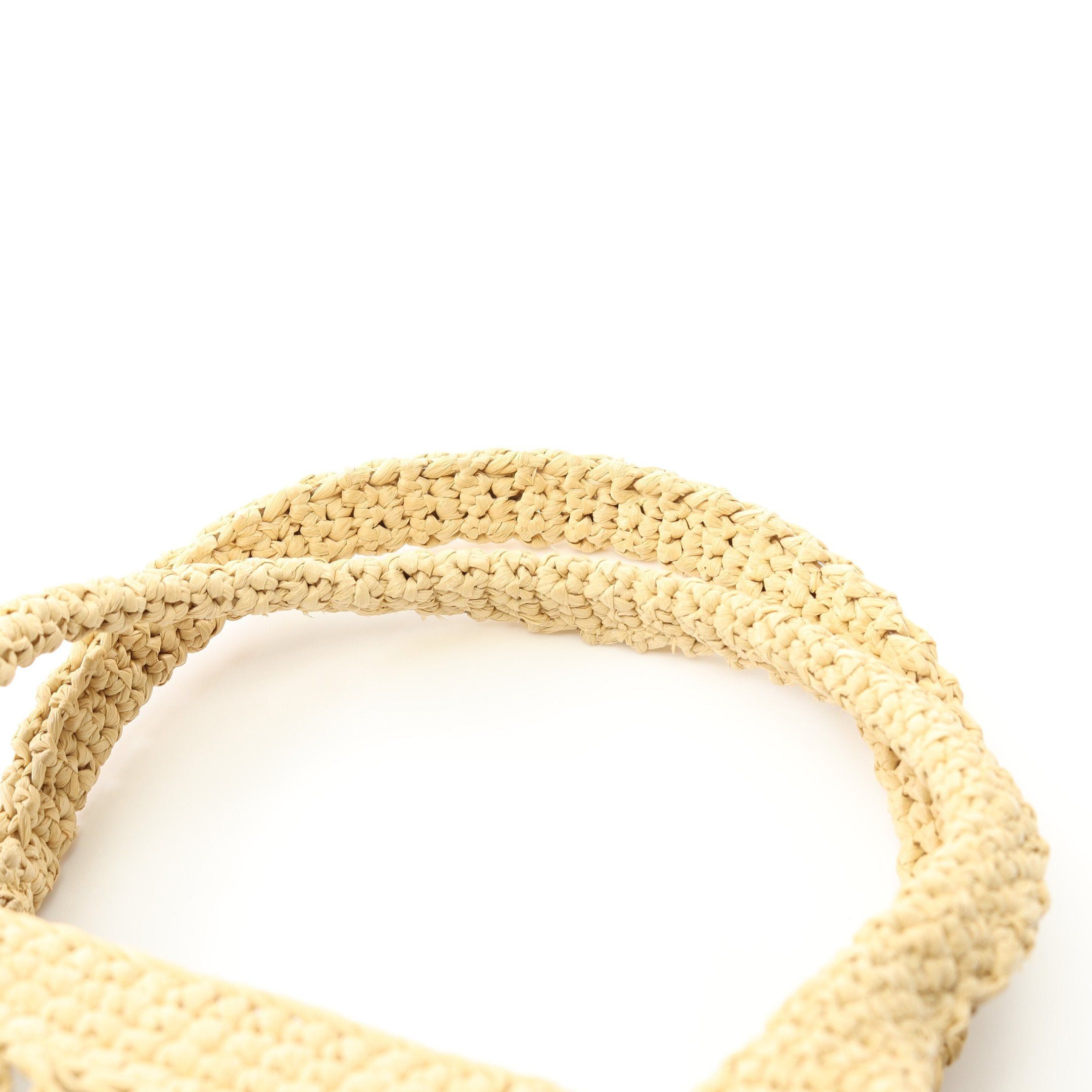 Dior Dior Pannier Chapeau Bag Basket Handbag Raffia Beige Size ONE SIZE - 6 Thumbnail