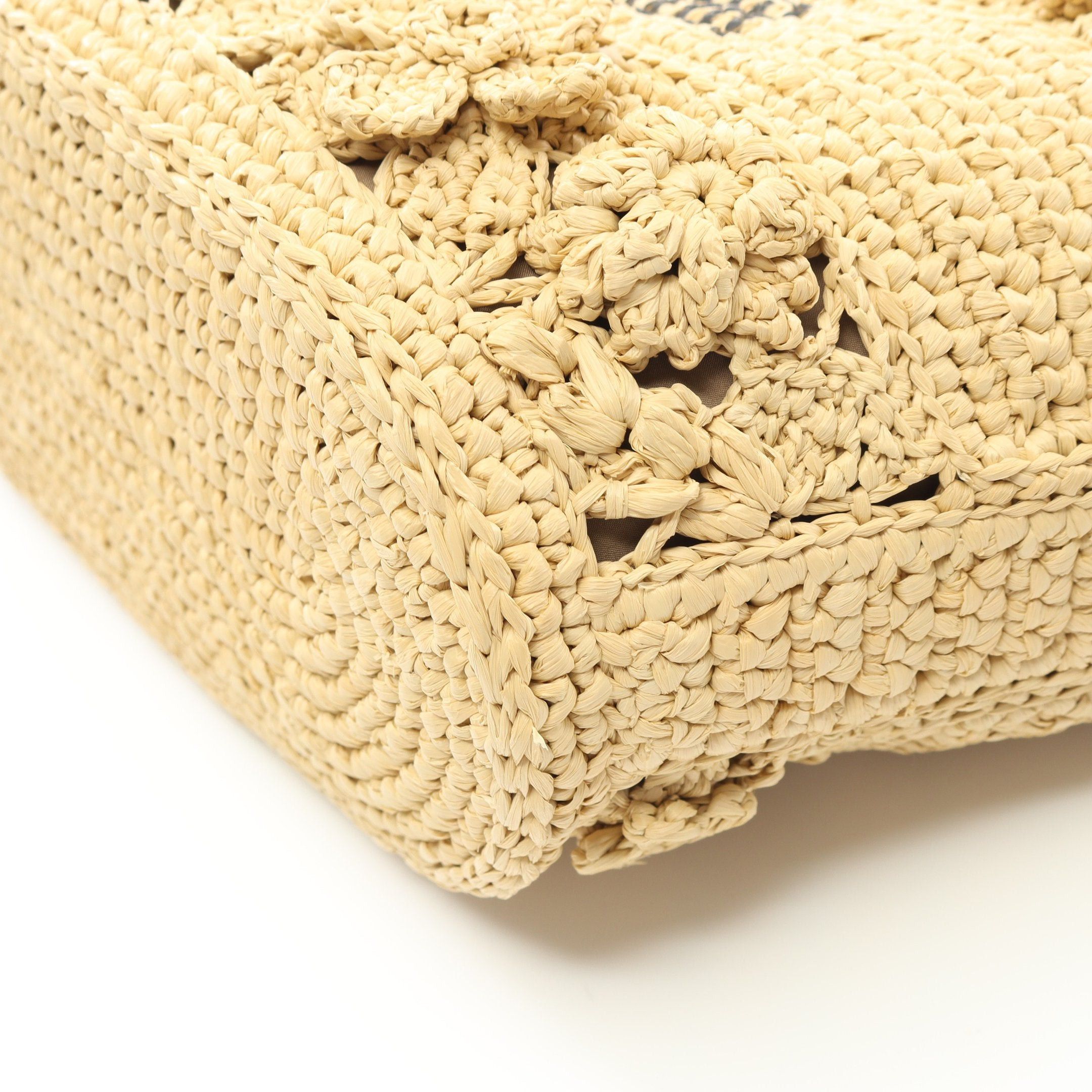 Dior Dior Pannier Chapeau Bag Basket Handbag Raffia Beige Size ONE SIZE - 5 Thumbnail