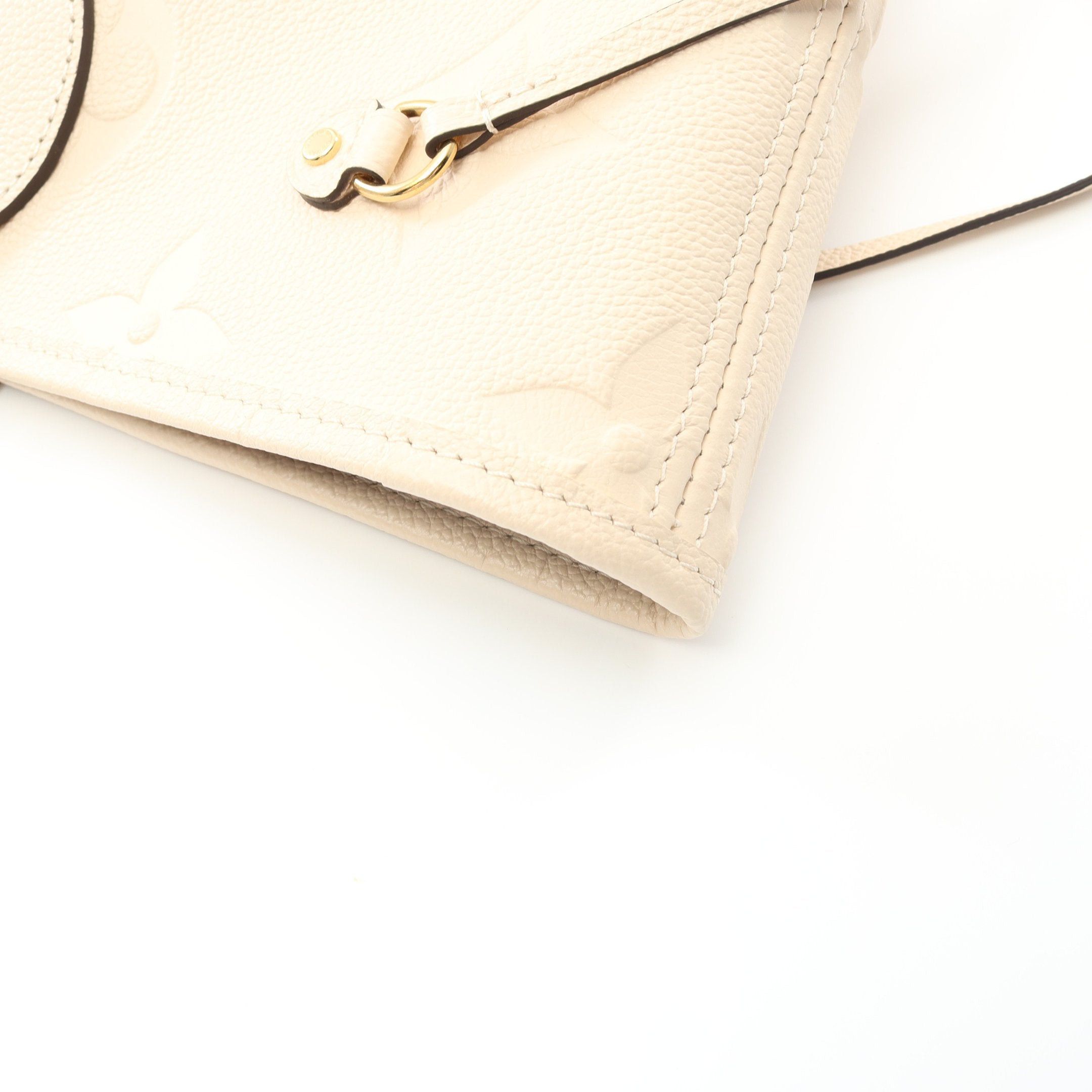 Louis Vuitton Louis Vuitton Neverfull Mm Monogram Empreinte Claim Shoulder Bag Tote Leather Ivory Size ONE SIZE - 8 Thumbnail