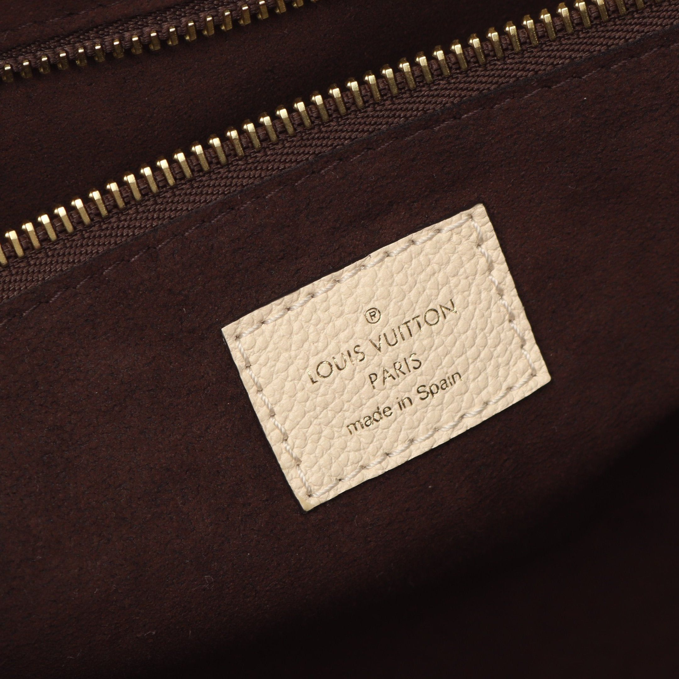 Louis Vuitton Louis Vuitton Neverfull Mm Monogram Empreinte Claim Shoulder Bag Tote Leather Ivory Size ONE SIZE - 4 Thumbnail