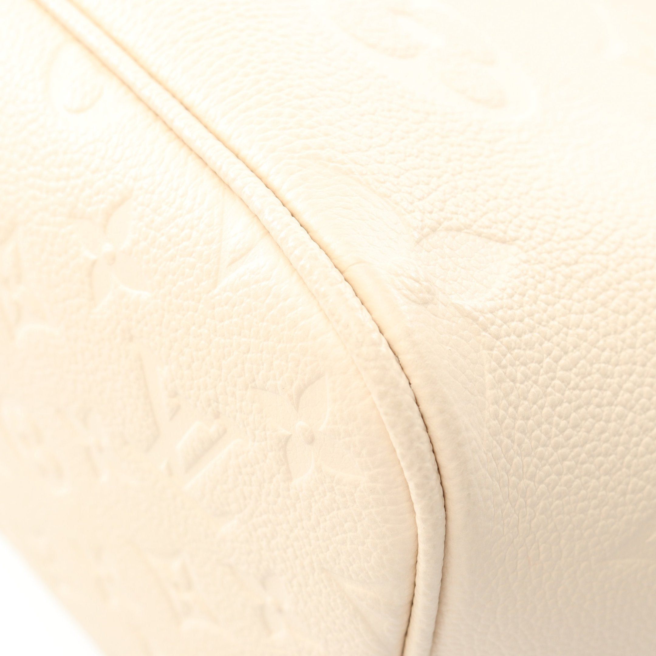 Louis Vuitton Louis Vuitton Neverfull Mm Monogram Empreinte Claim Shoulder Bag Tote Leather Ivory Size ONE SIZE - 5 Thumbnail