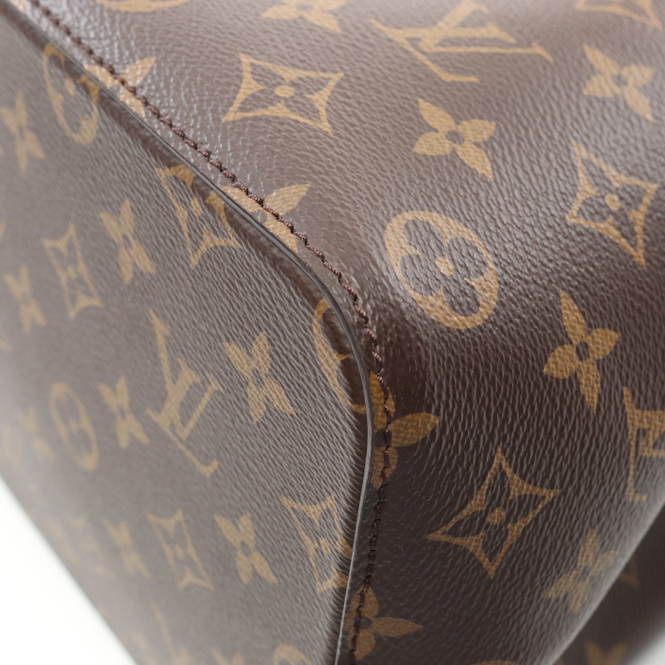 Louis Vuitton Louis Vuitton Neo Noe Monogram Coquelicot Shoulder Bag Leather Brown Red Size ONE SIZE - 5 Thumbnail