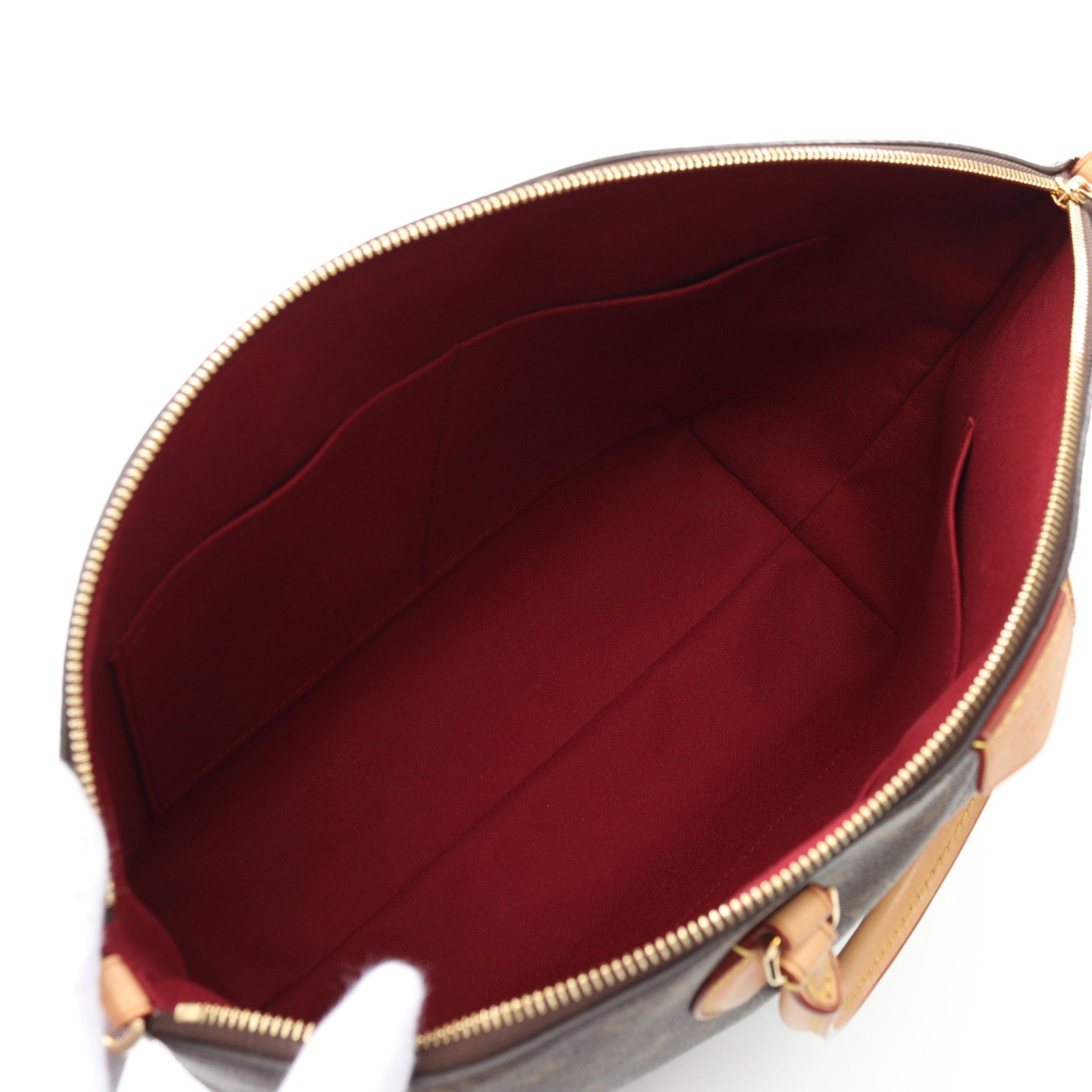 Louis Vuitton Louis Vuitton Boesi Nm Mm Monogram Handbag Leather Brown Size ONE SIZE - 3 Thumbnail