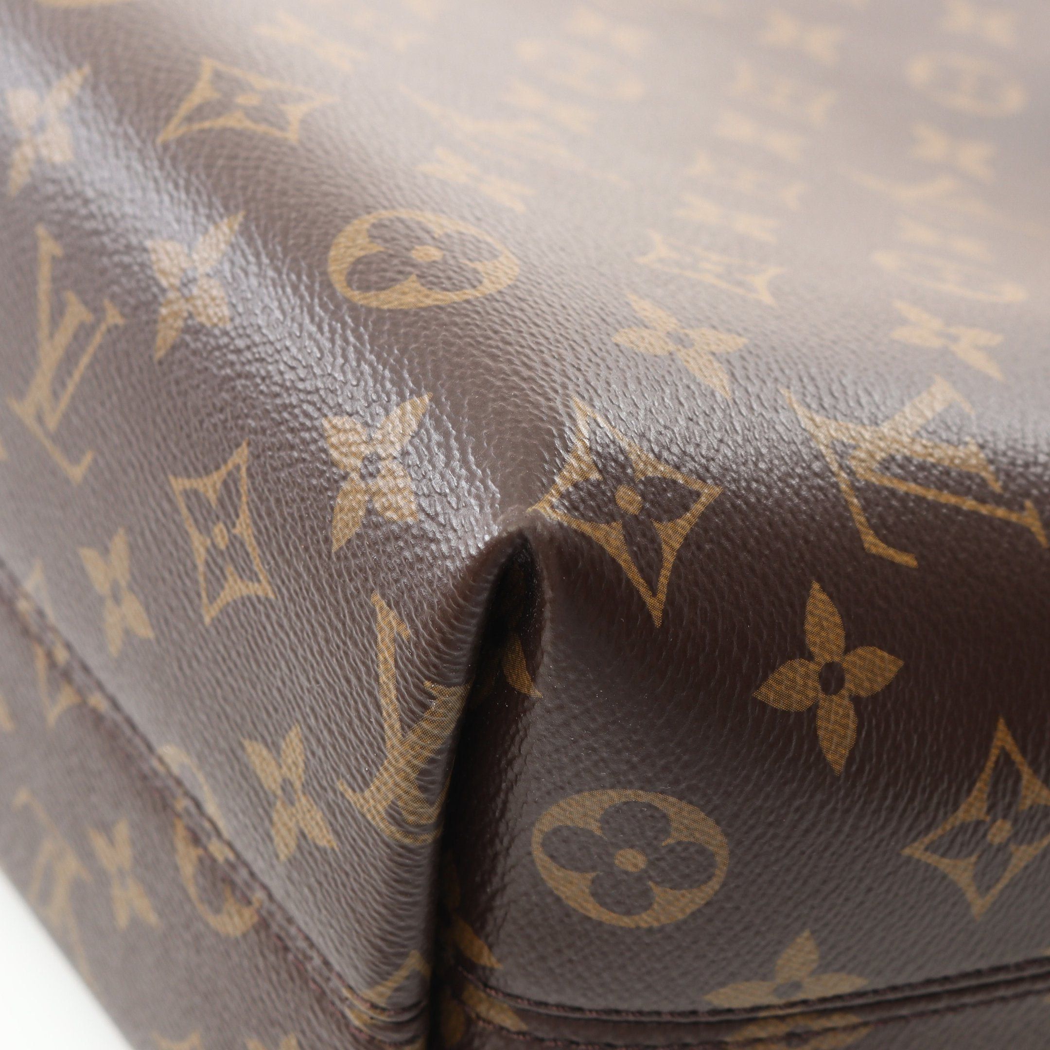 Louis Vuitton Louis Vuitton Boesi Nm Mm Monogram Handbag Leather Brown Size ONE SIZE - 6 Thumbnail