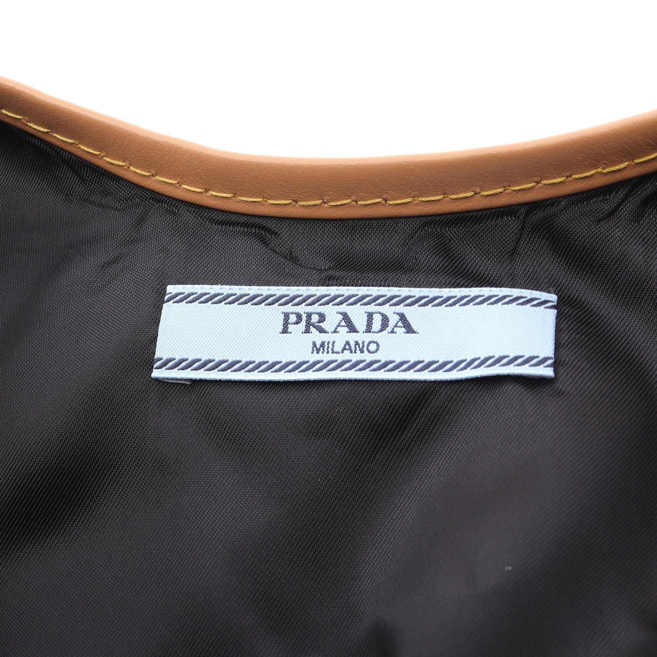 Prada Prada Re-Nylon Mini Dress One Piece Nylon Leather Black Size ONE SIZE - 3 Thumbnail