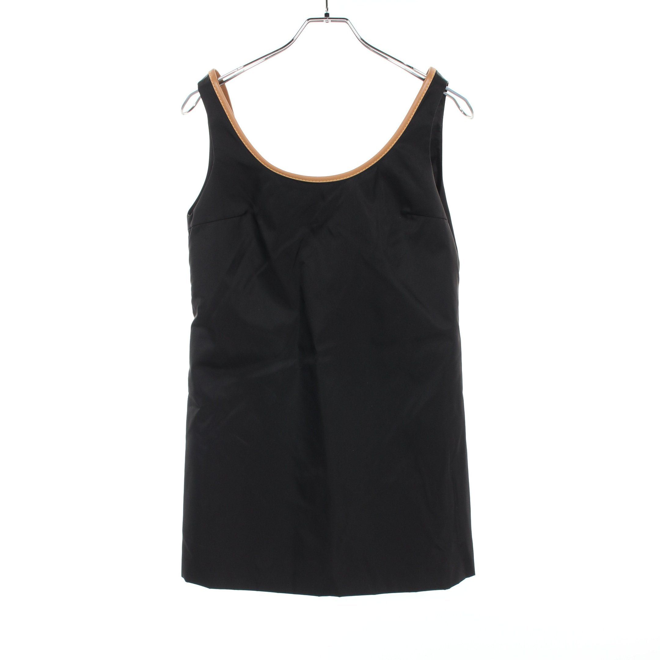 Prada Prada Re-Nylon Mini Dress One Piece Nylon Leather Black Size ONE SIZE - 2 Thumbnail