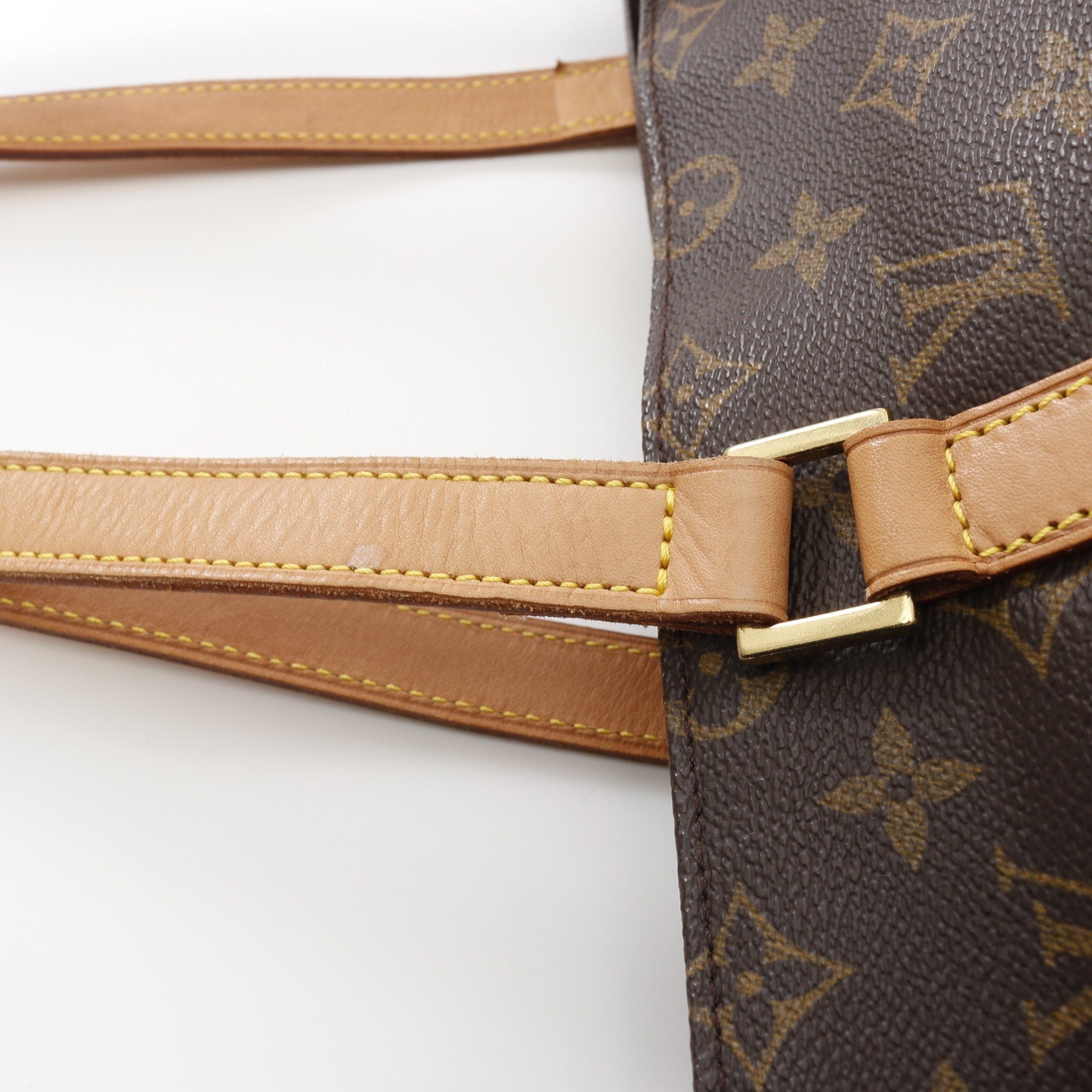 Louis Vuitton Louis Vuitton Cabas Piano Monogram Shoulder Bag Leather Brown Size ONE SIZE - 9 Thumbnail