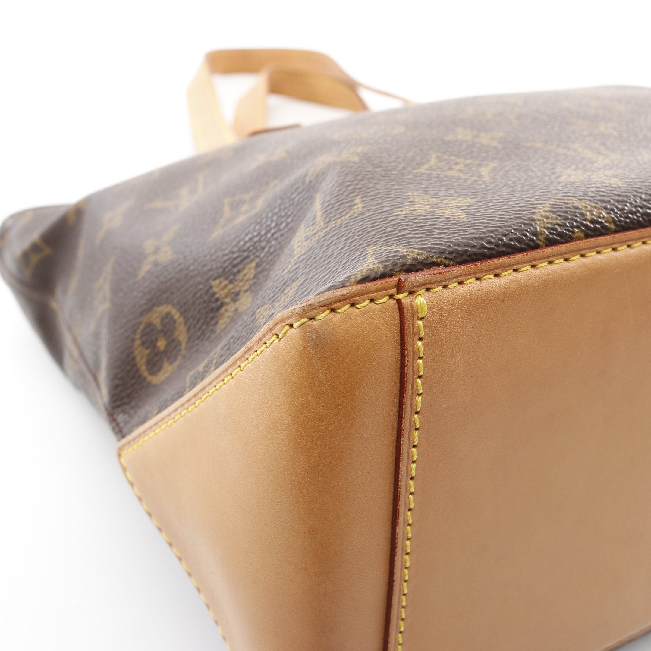 Louis Vuitton Louis Vuitton Cabas Piano Monogram Shoulder Bag Leather Brown Size ONE SIZE - 6 Thumbnail