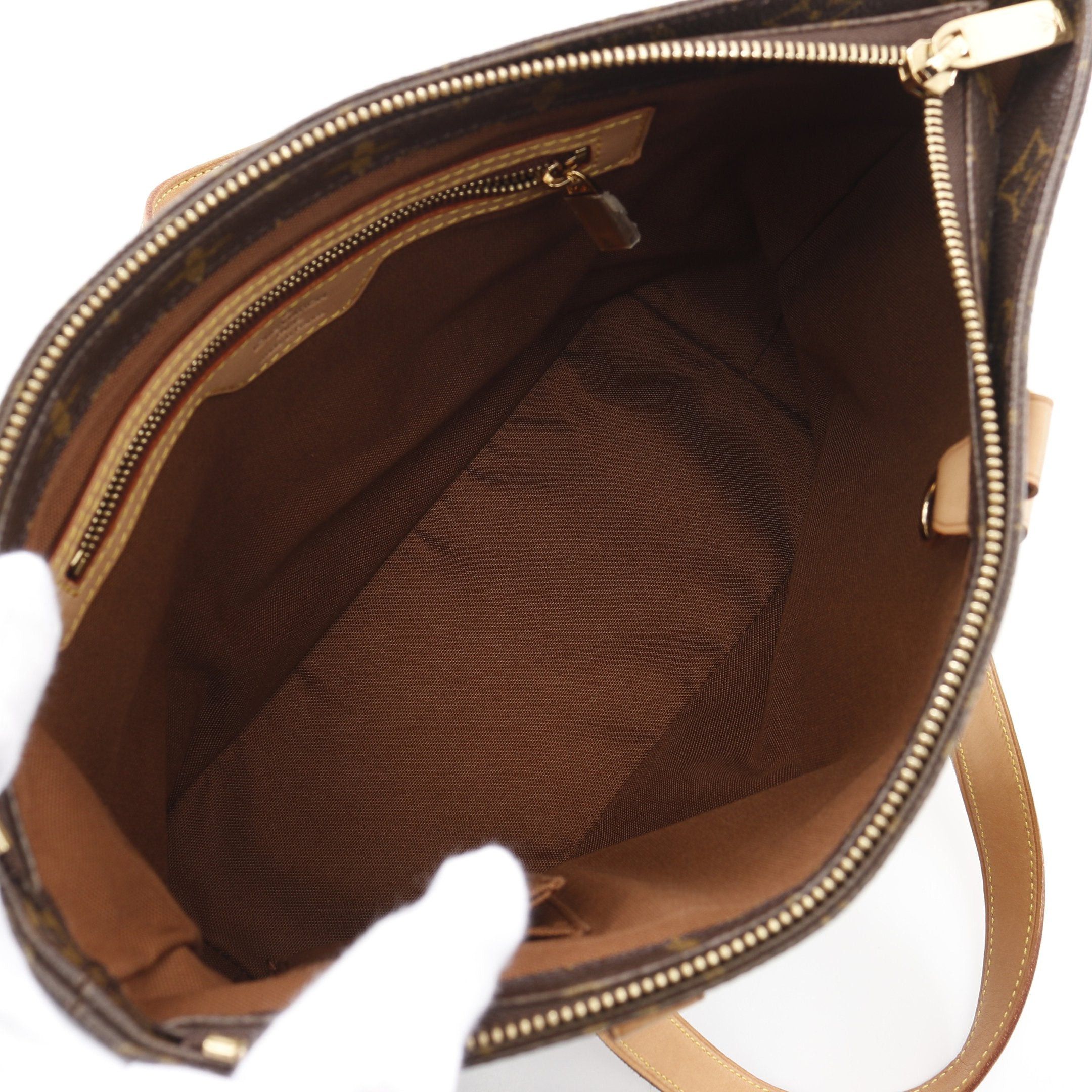 Louis Vuitton Louis Vuitton Cabas Piano Monogram Shoulder Bag Leather Brown Size ONE SIZE - 3 Thumbnail