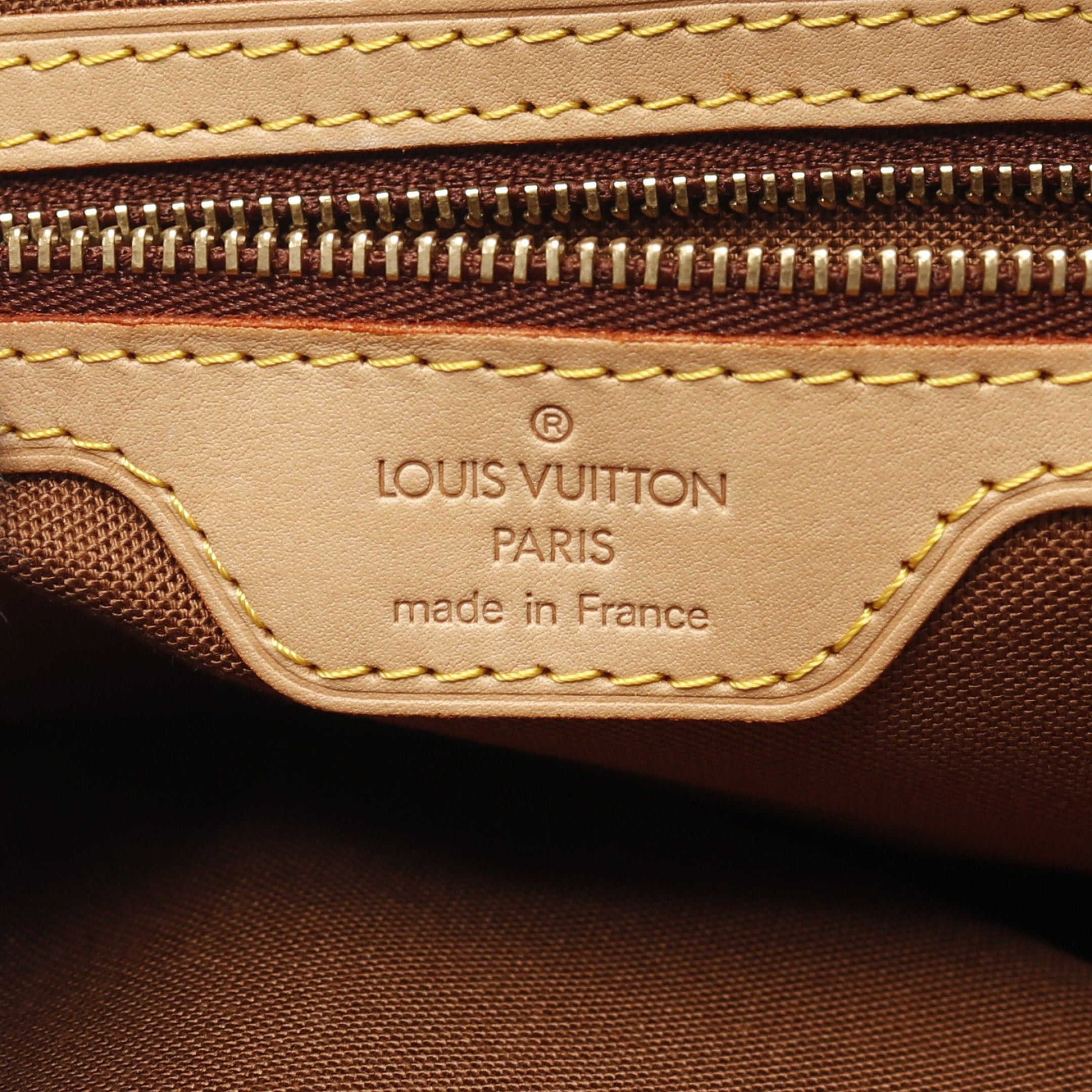 Louis Vuitton Louis Vuitton Cabas Piano Monogram Shoulder Bag Leather Brown Size ONE SIZE - 4 Thumbnail